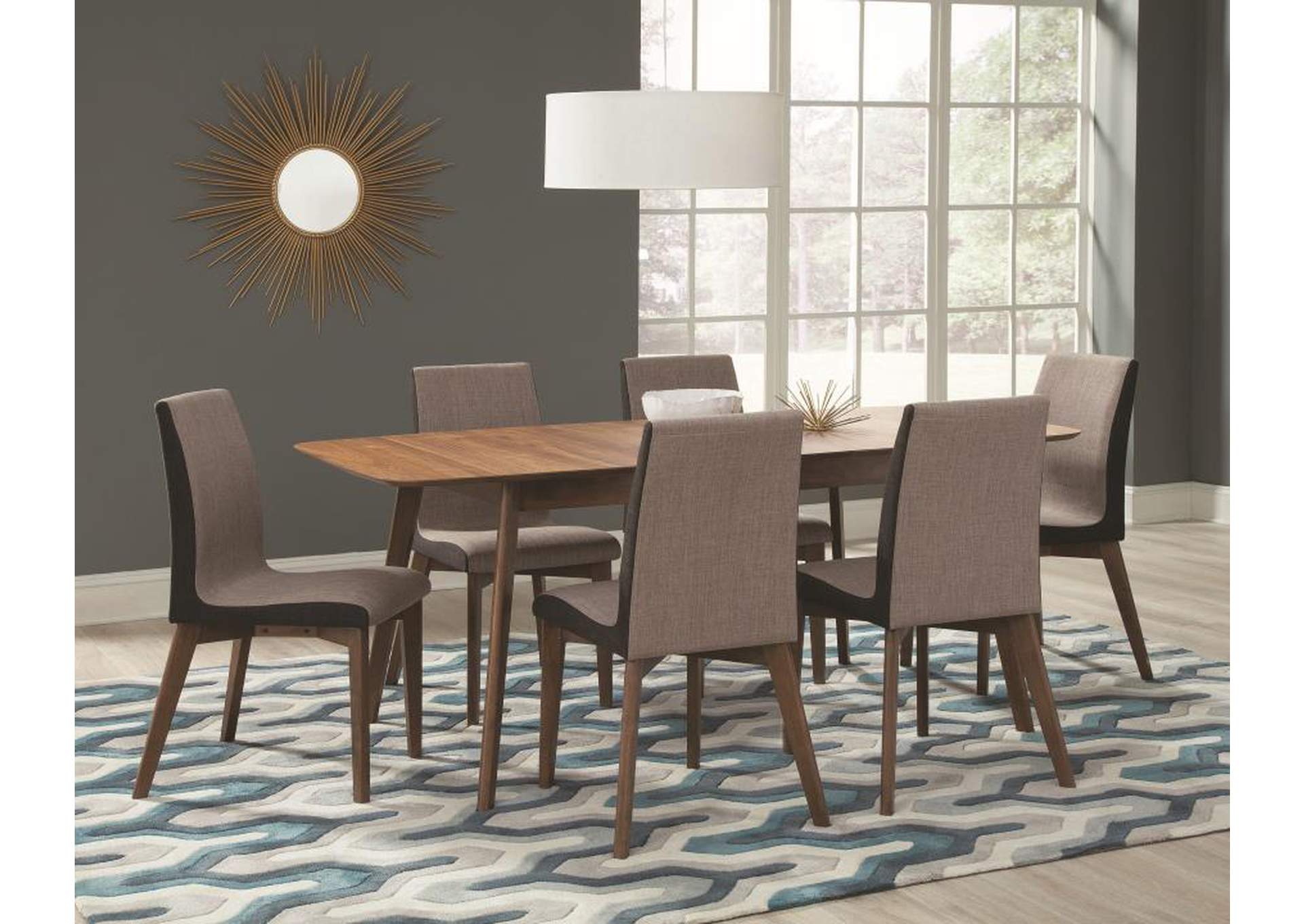 DINING TABLE 7 PC SET image 1
