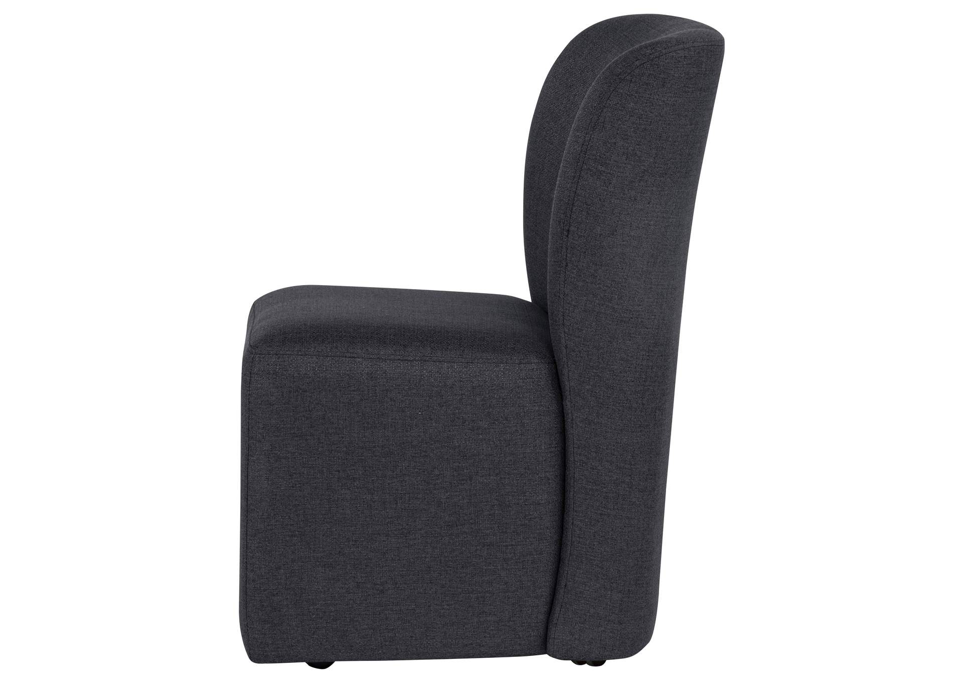 Jaelynn Upholstered Parsons Dining Side Chair Charcoal (Set of 2) image 9