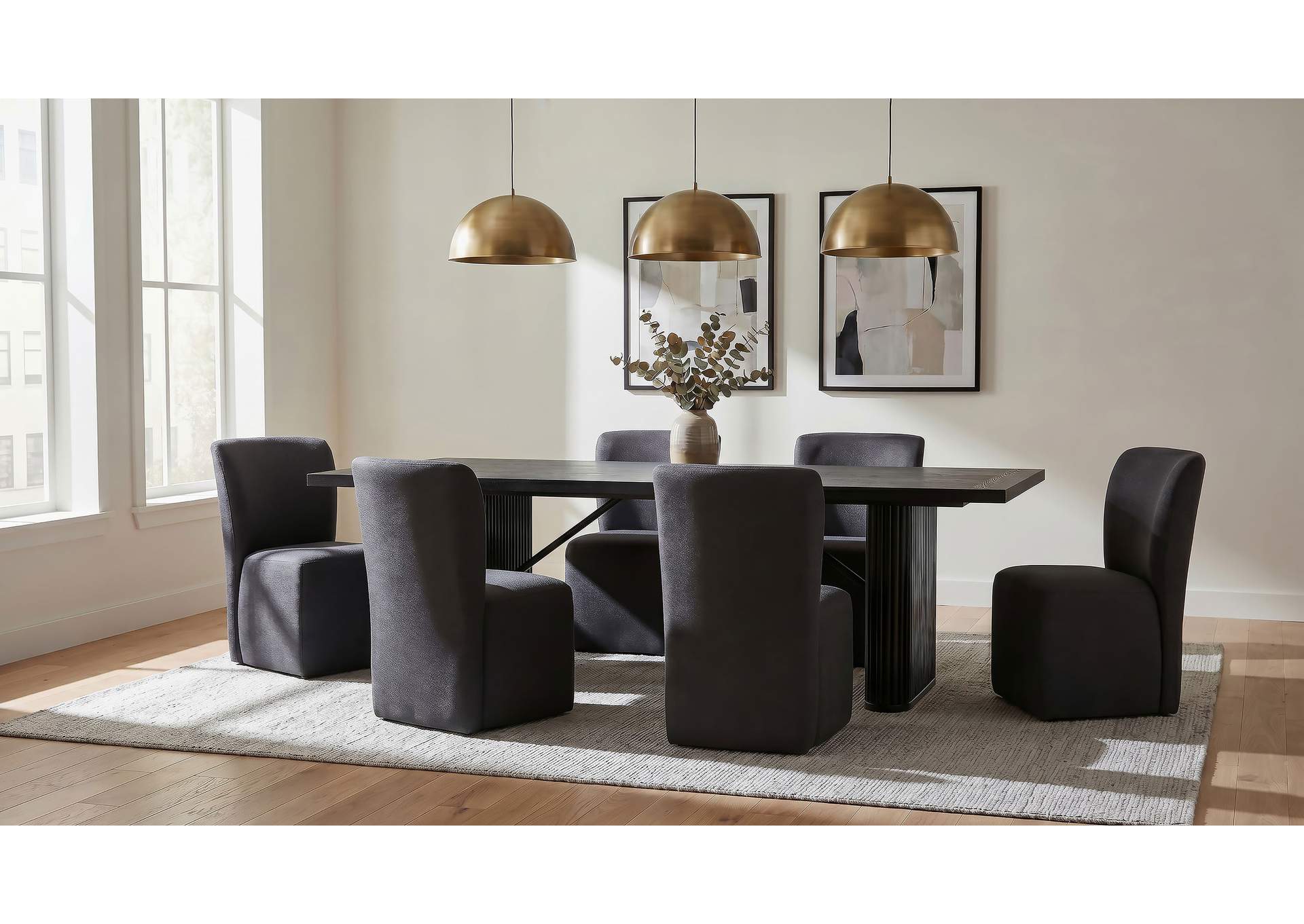 Jaelynn Upholstered Parsons Dining Side Chair Charcoal (Set of 2) image 14