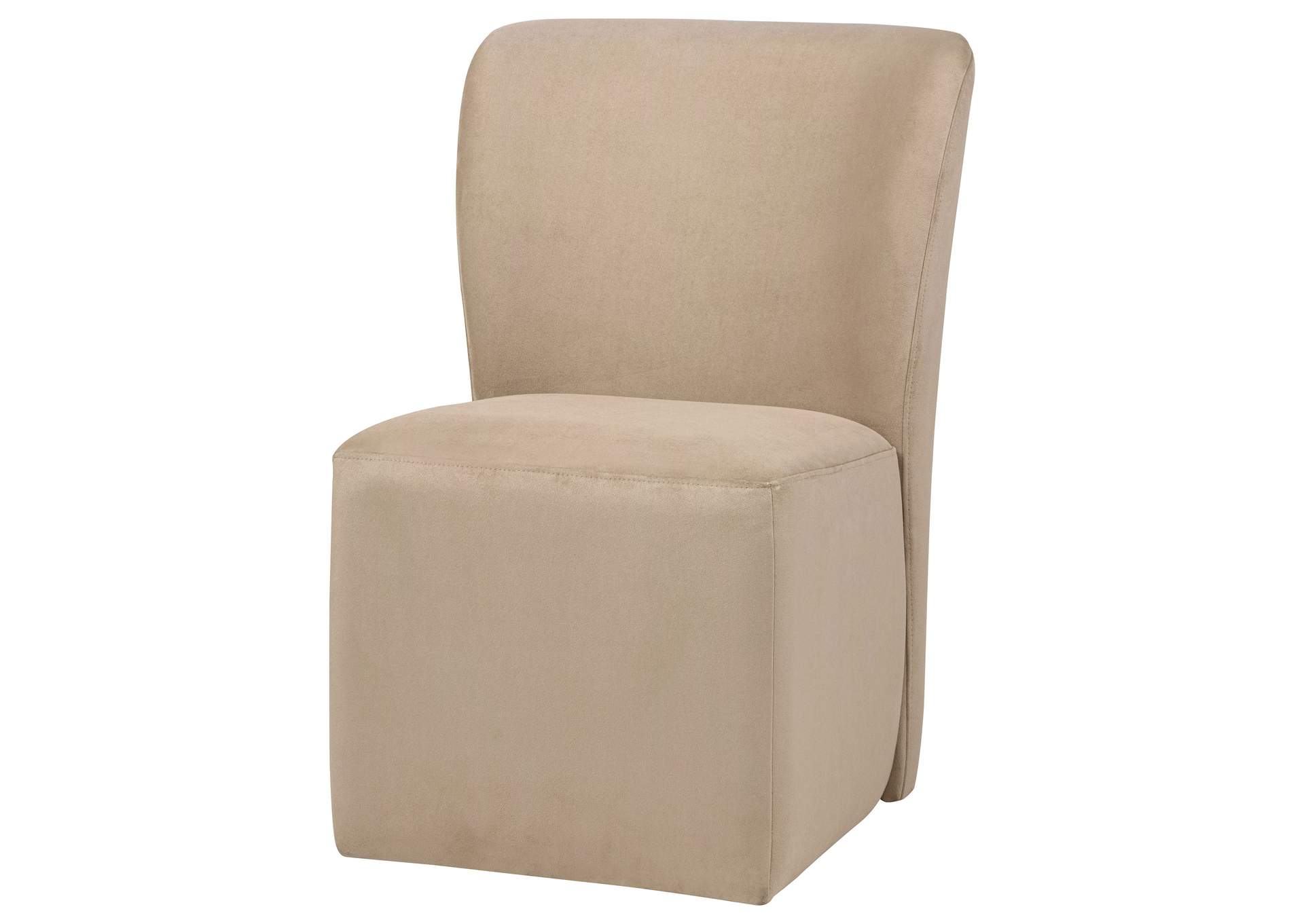 Jaelynn Upholstered Parsons Dining Side Chair Tan (Set of 2) image 7