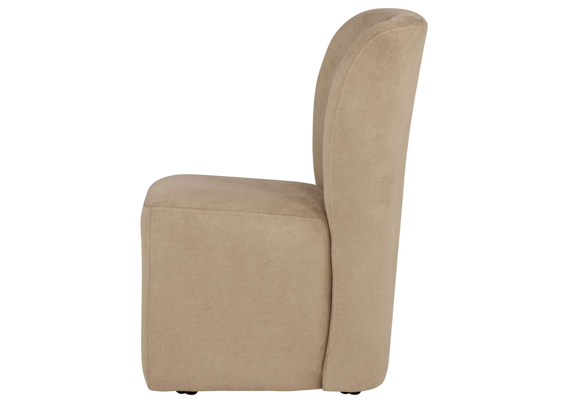 Jaelynn Upholstered Parsons Dining Side Chair Tan (Set of 2) image 9