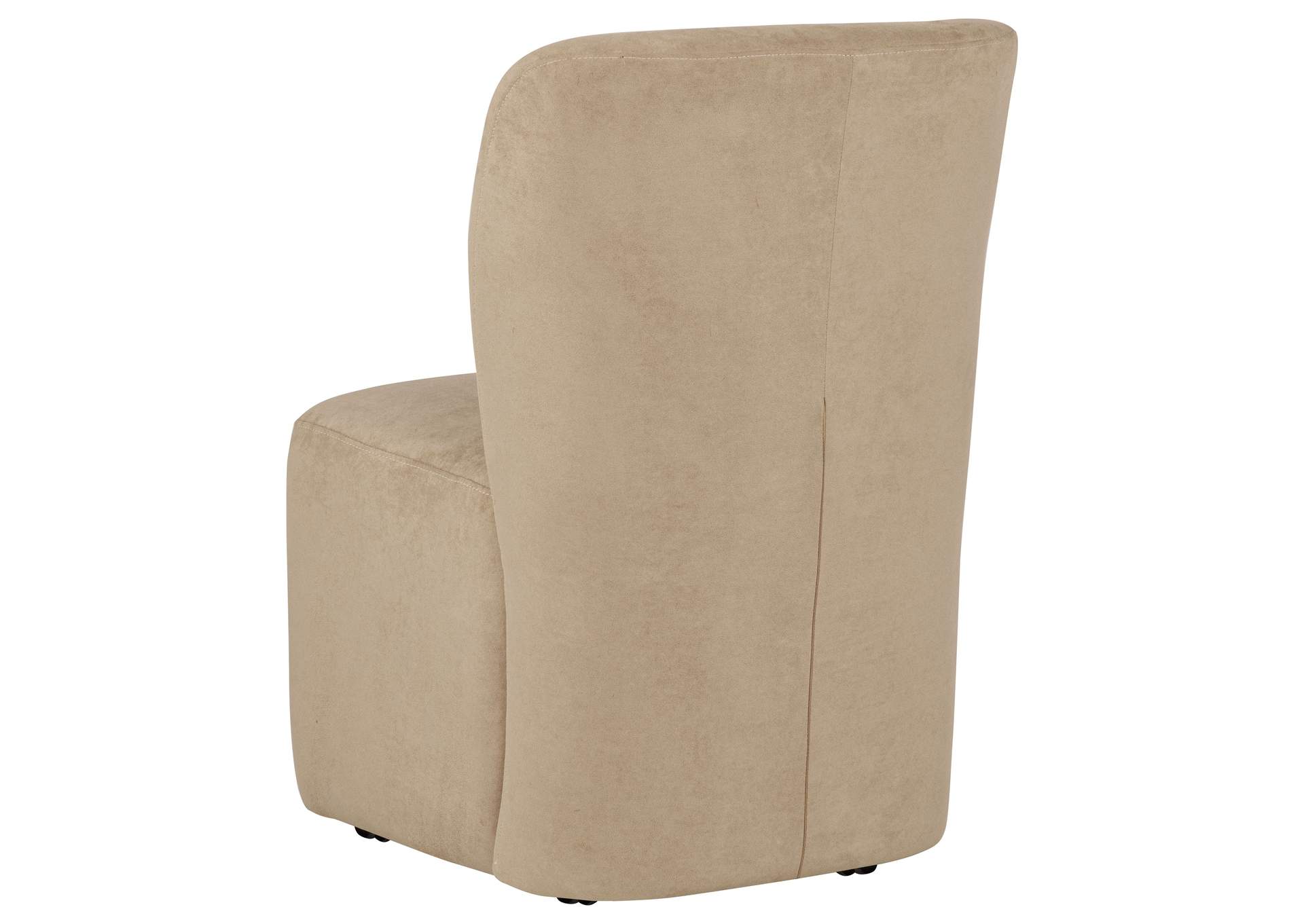Jaelynn Upholstered Parsons Dining Side Chair Tan (Set of 2) image 10