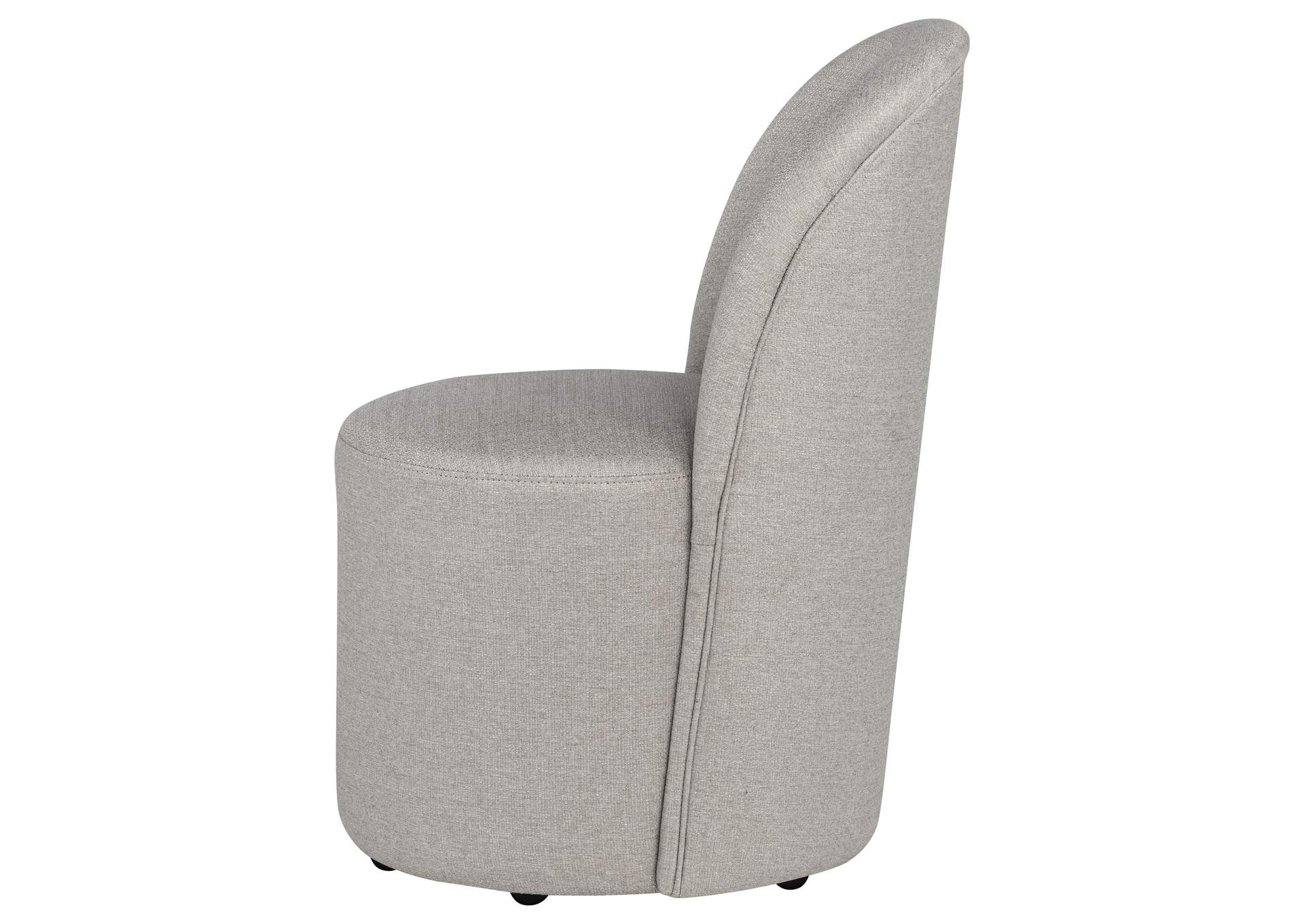 Aubrey Upholstered Barrel Dining Side Chair Beige (Set of 2) image 9