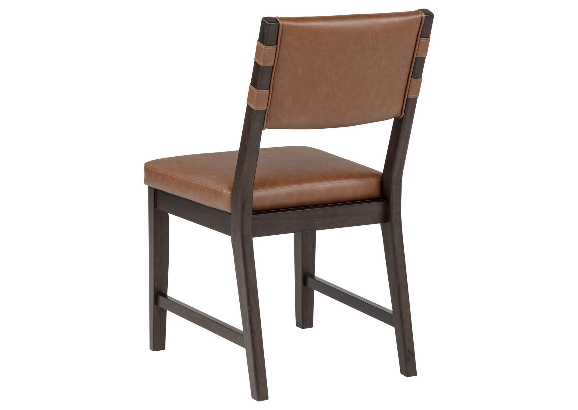Tegan Faux Leather Upholstered Dining Side Chair Cognac (Set of 2) image 10
