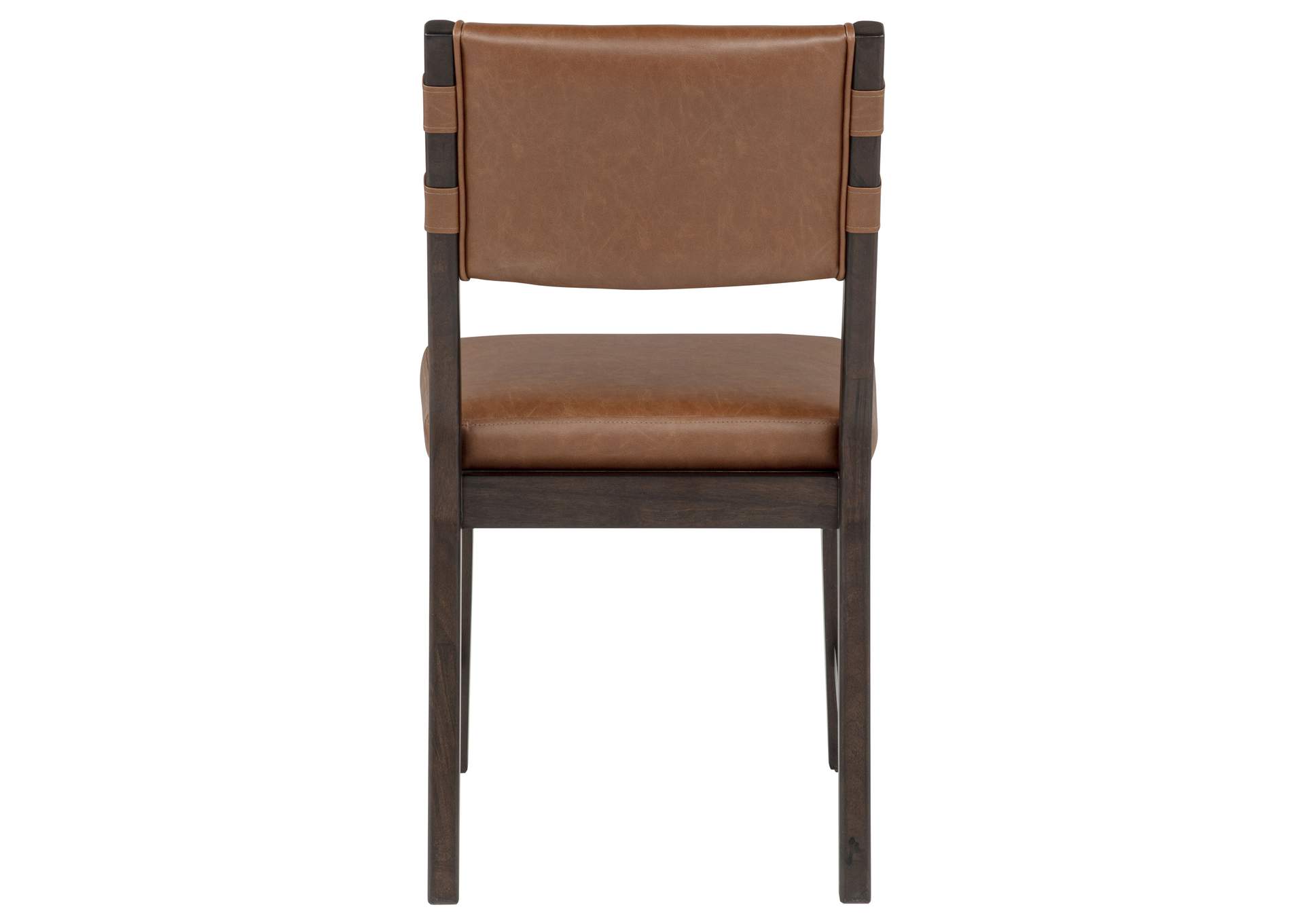 Tegan Faux Leather Upholstered Dining Side Chair Cognac (Set of 2) image 11