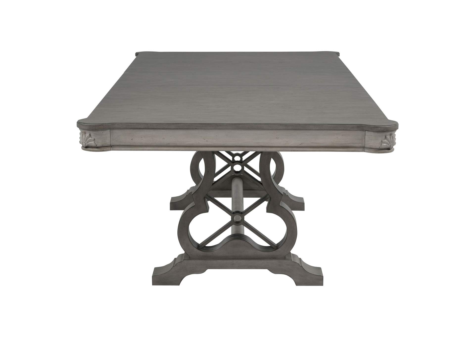 Cresswell 7-piece 104-inch Extension Dining Set Weathered Taupe image 5