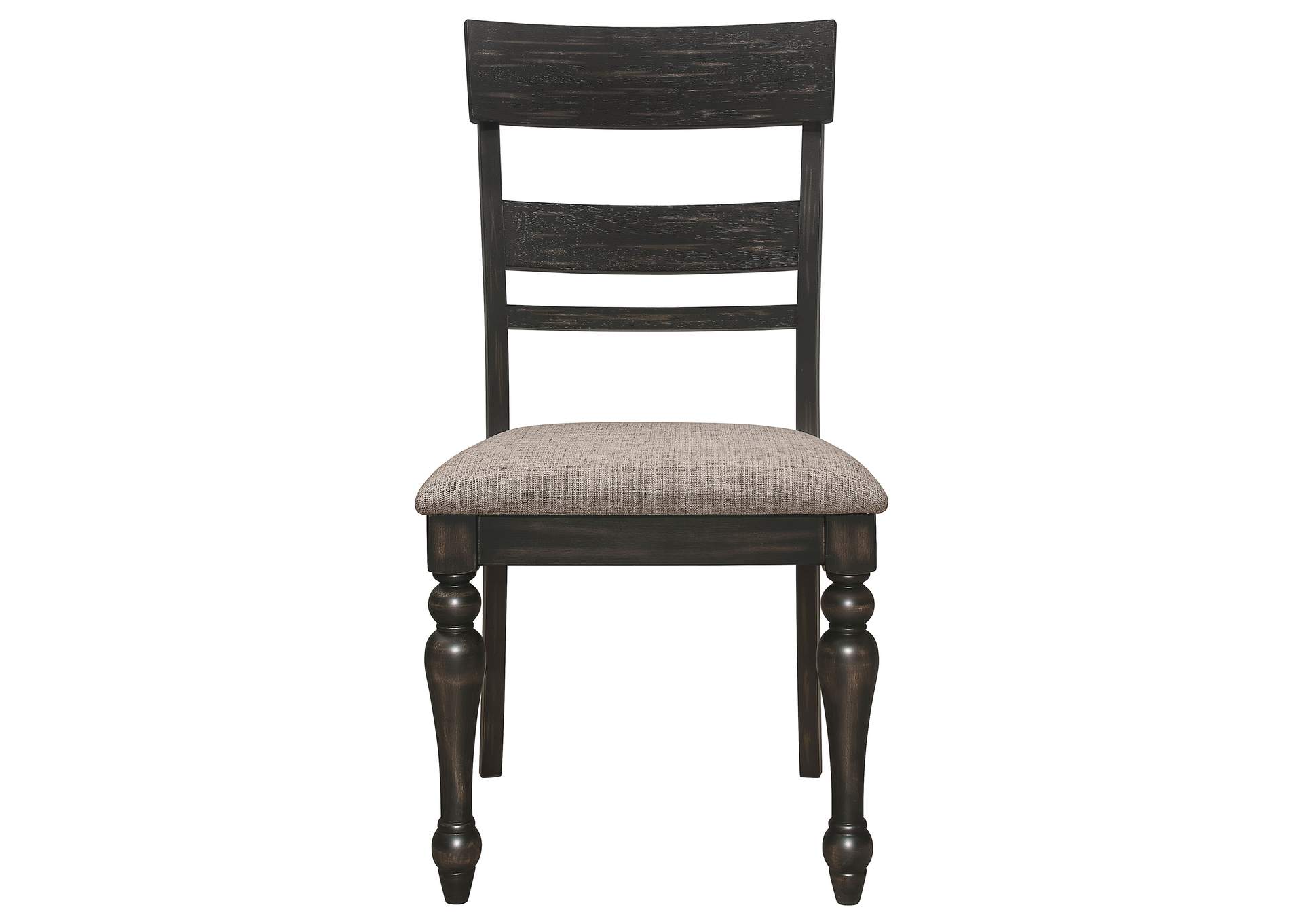 Bridget Wood Dining Side Chair Charcoal (Set of 2)