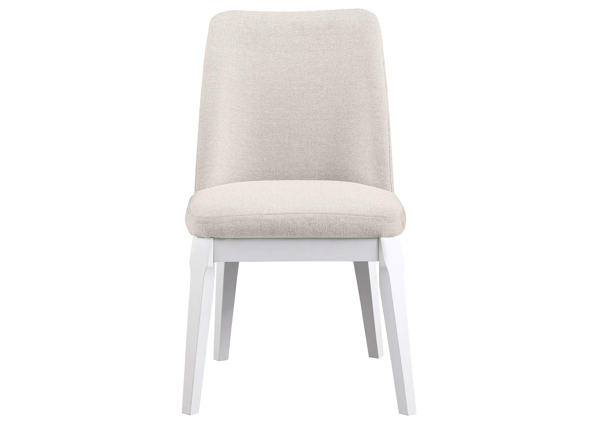 Carissa Upholstered Dining Side Chair Beige (Set of 2)