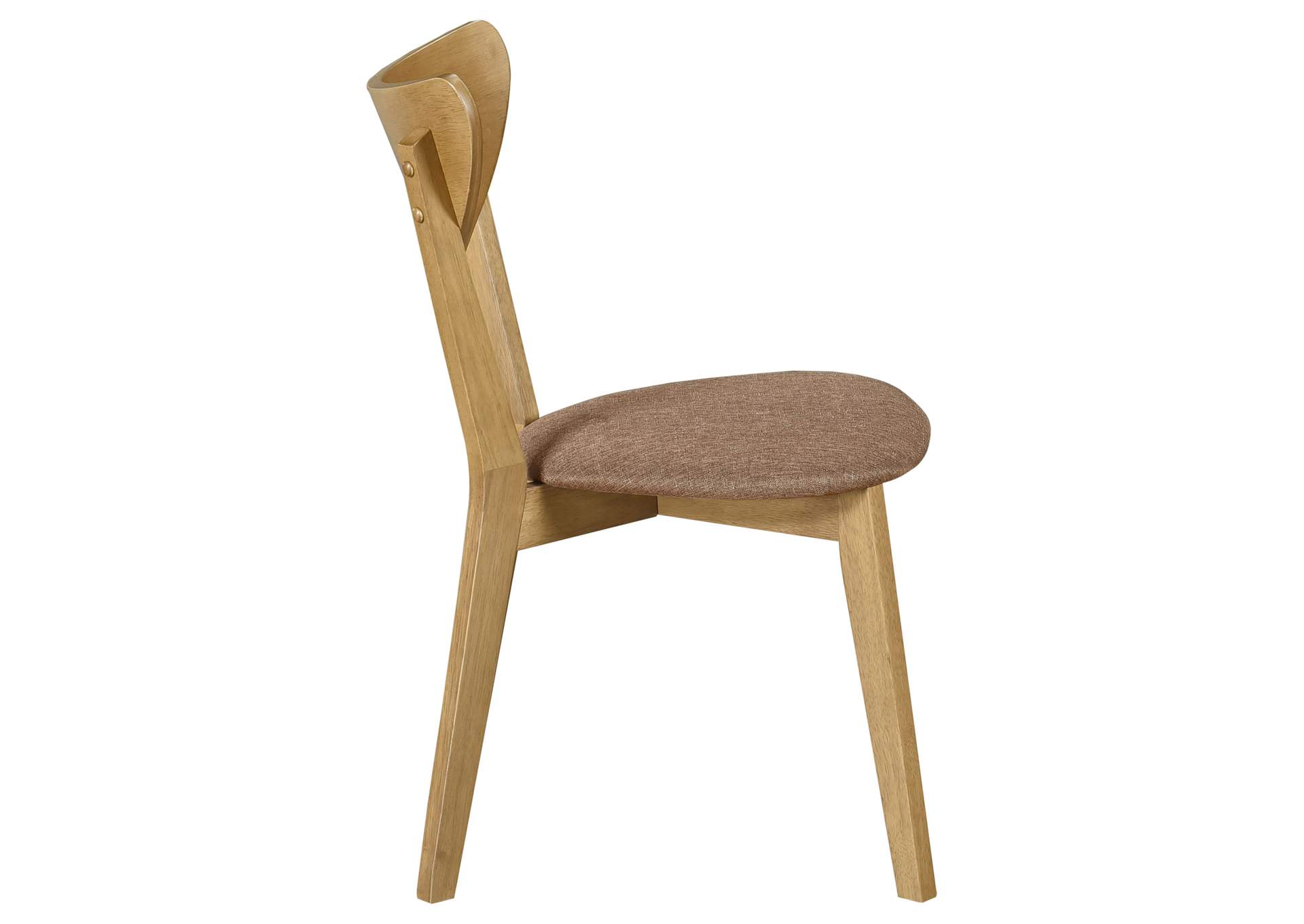Elowen Wood Dining Side Chair Light Walnut (Set of 2)