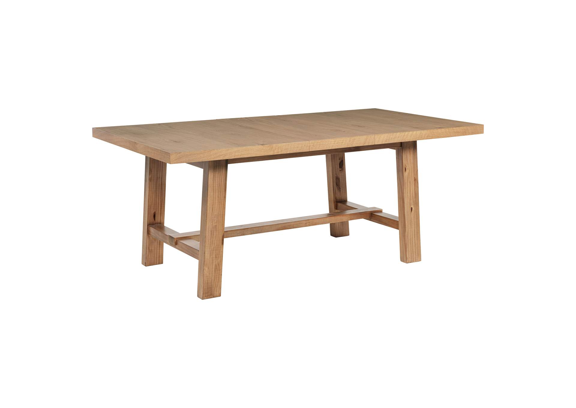 Middleton 6-piece Extension Leaf Dining Set Brown and Beige