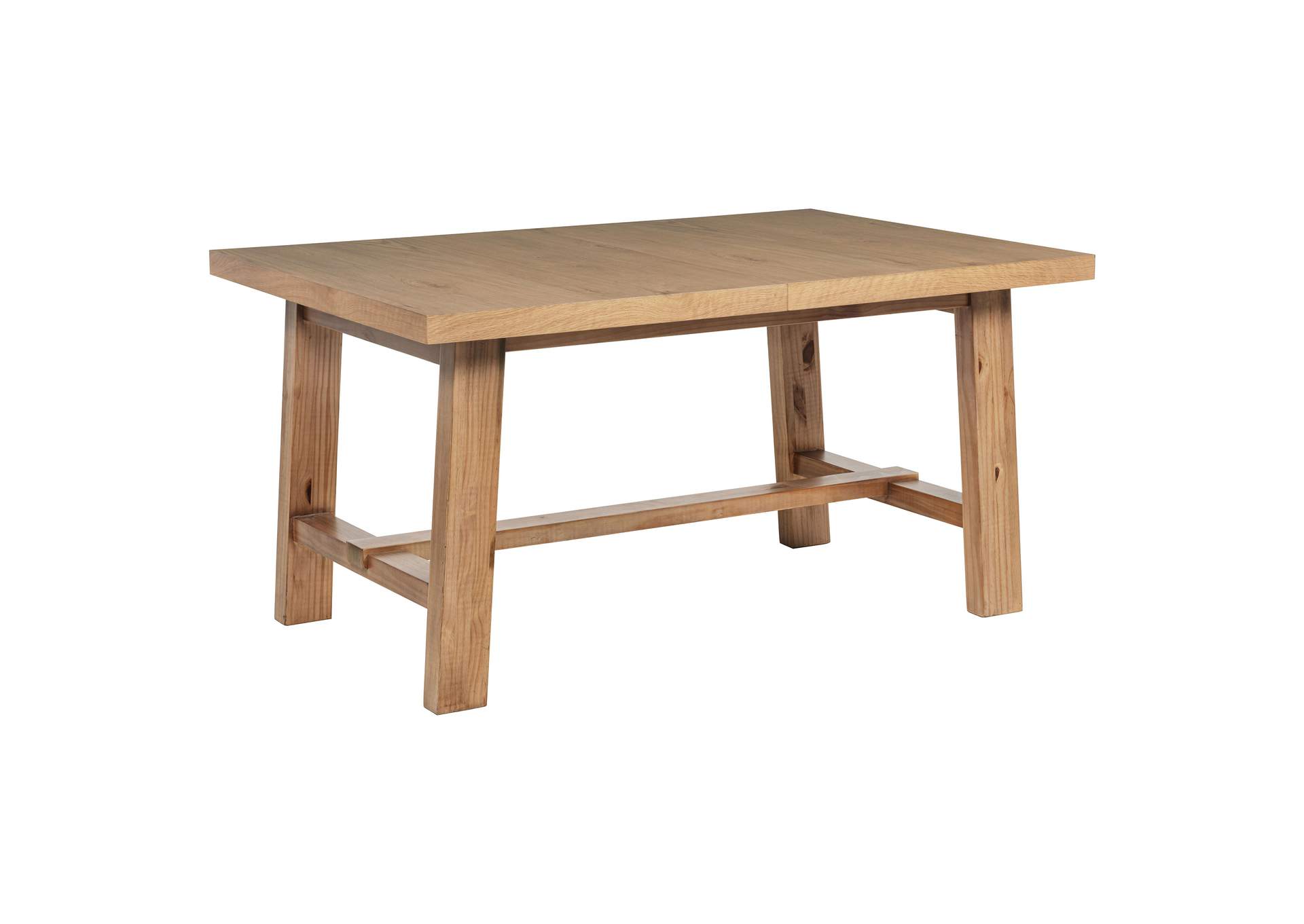 Middleton 76-inch Extension Leaf Dining Table Natural Brown