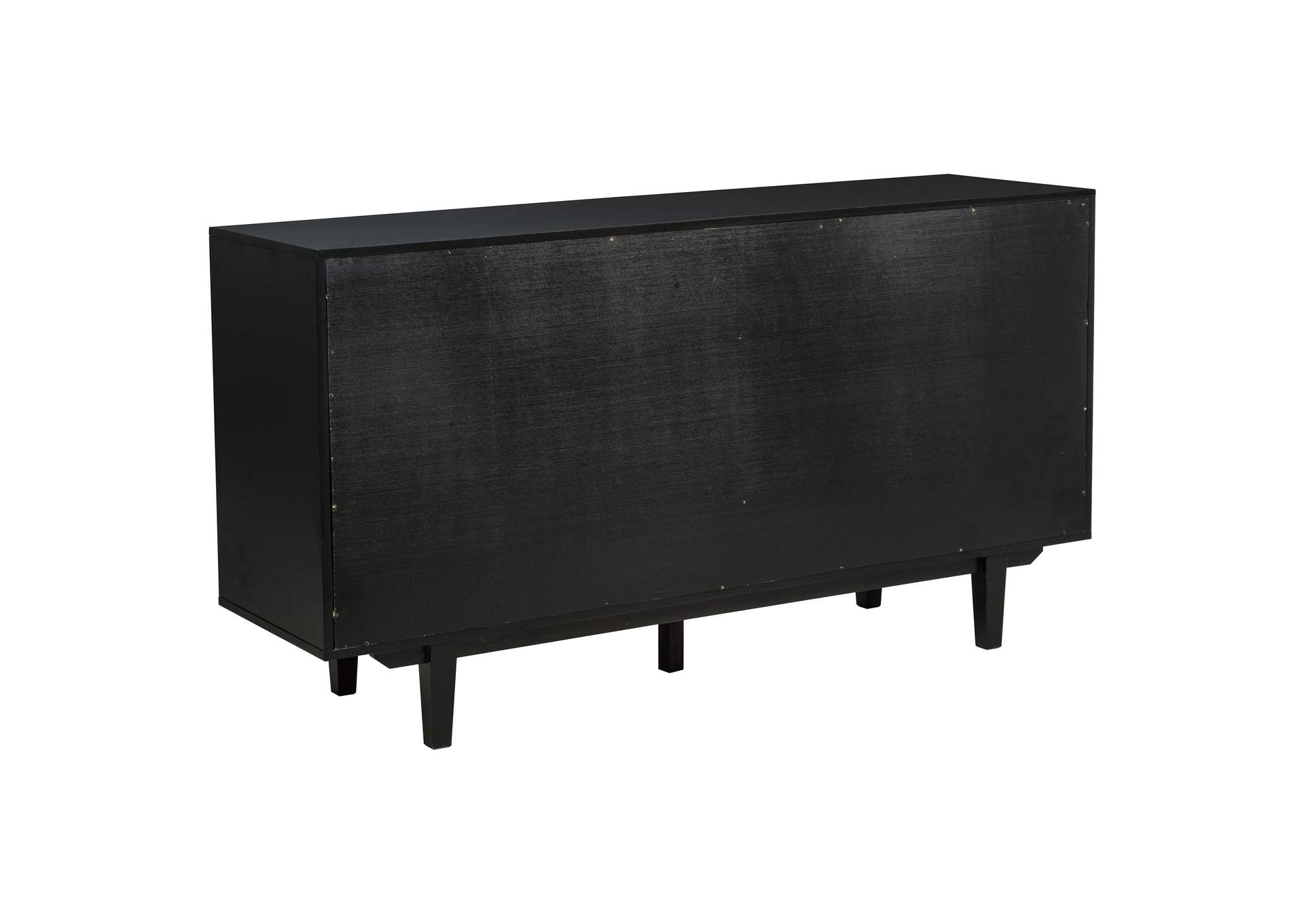 Middleton 4-door Sideboard Server with Dual Drawers Black