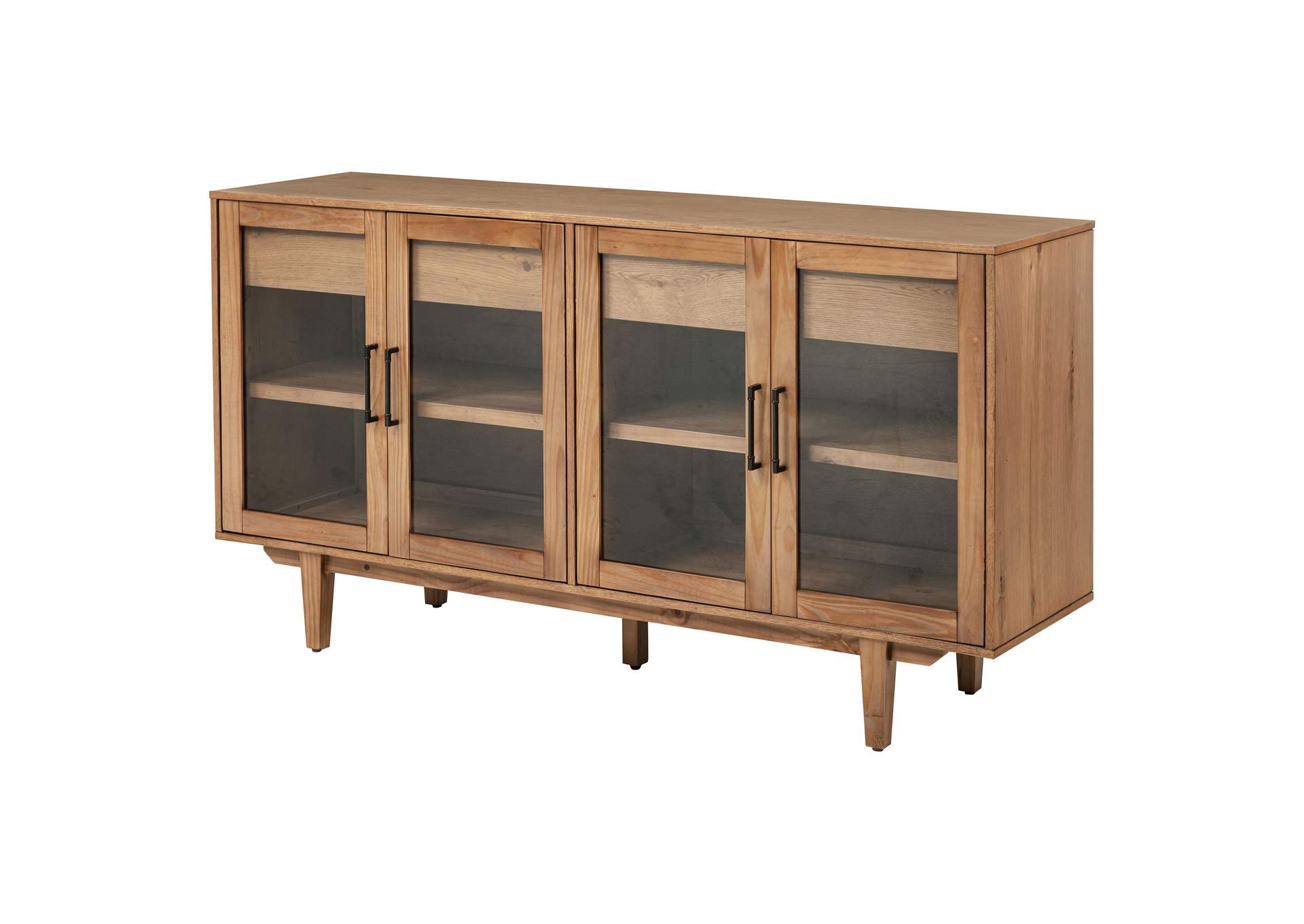 Middleton 4-door Sideboard Server with Dual Drawers Natural