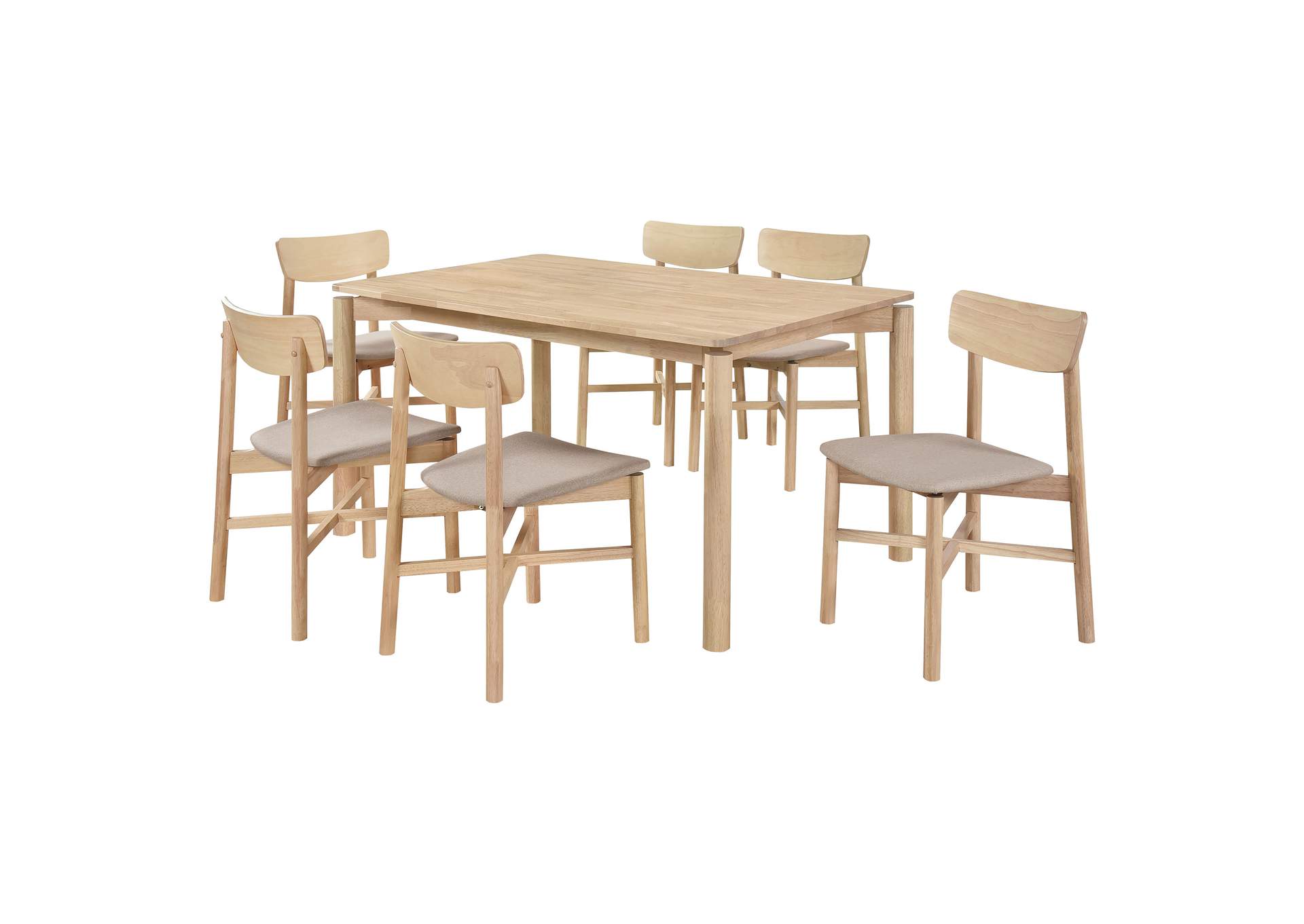 7 PC DINING SET
