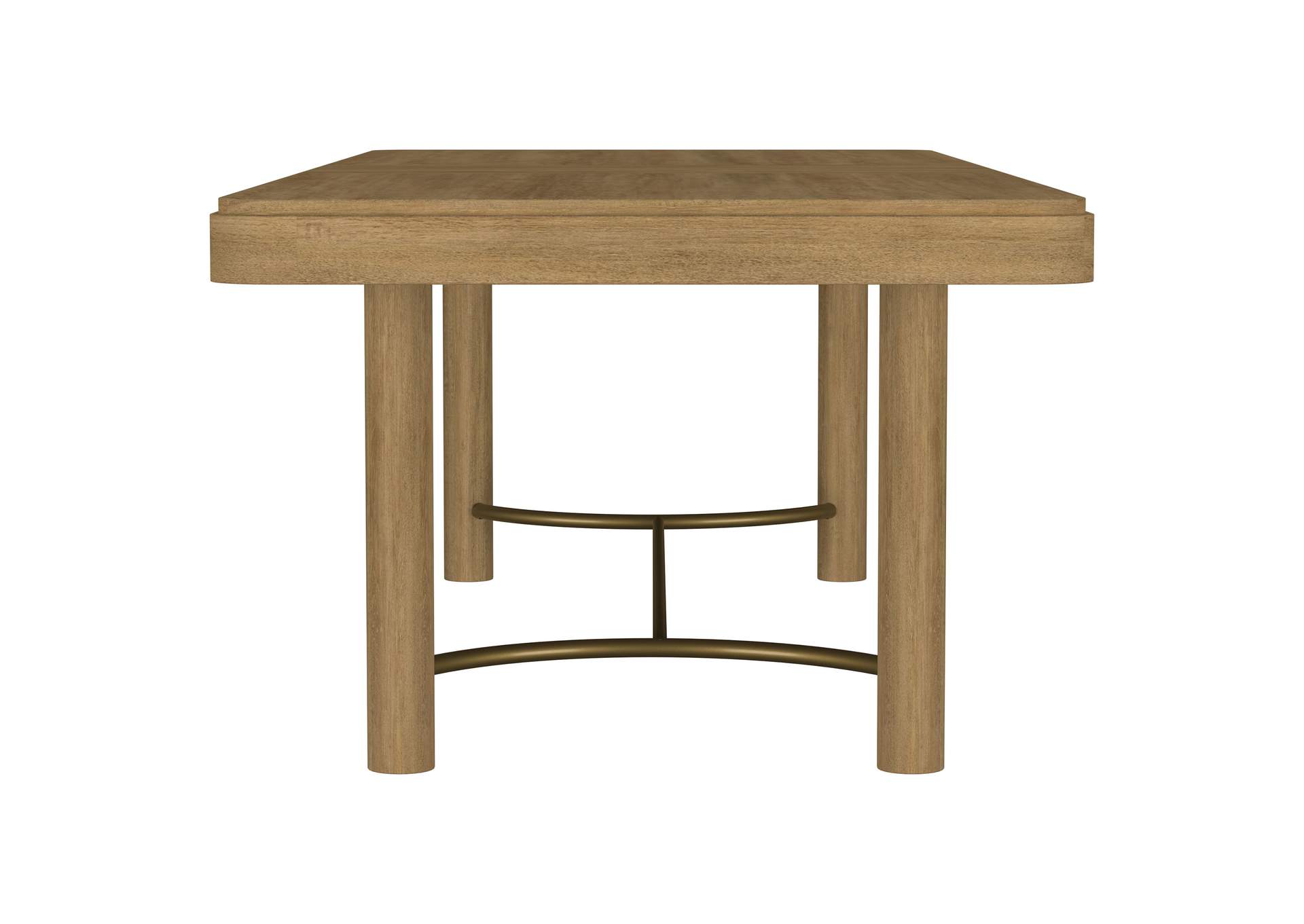 Arini 7-piece Extension Leaf Dining Table Set Sand Wash