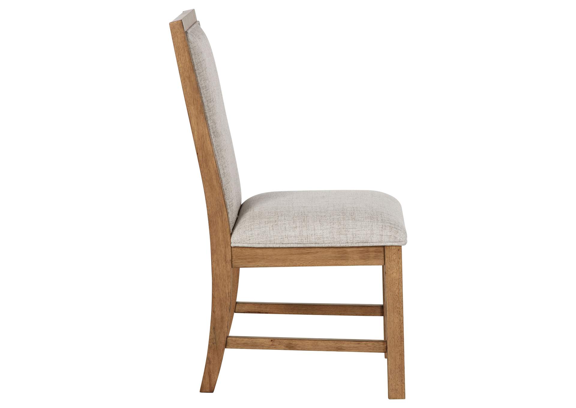 Bruner Upholstered Dining Side Chair Brown (Set of 2)