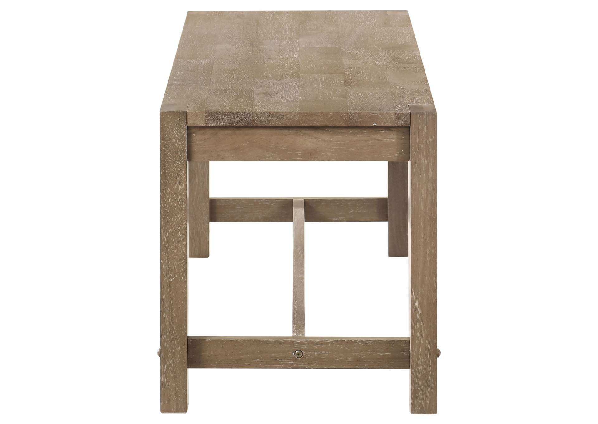 Scottsdale 6-piece Rectangular Dining Set Brown Washed