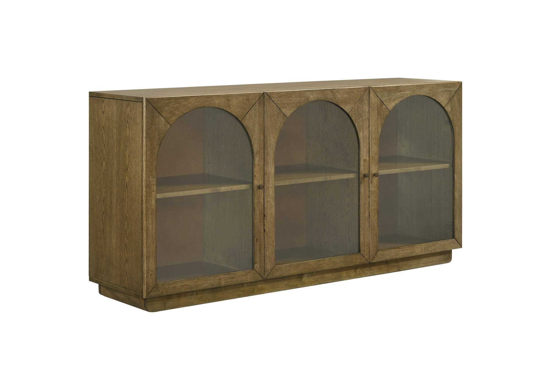 Castlewood 71-inch Dining Sideboard Buffet Server Brown Oak