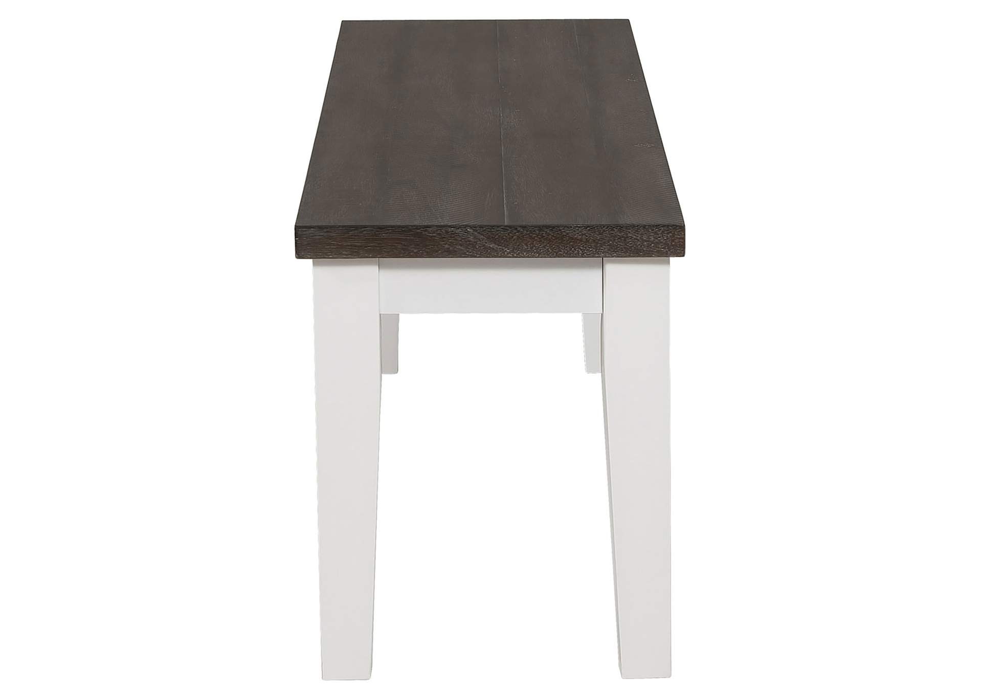 Kingman 6-piece Rectangular Dining Set Espresso and White