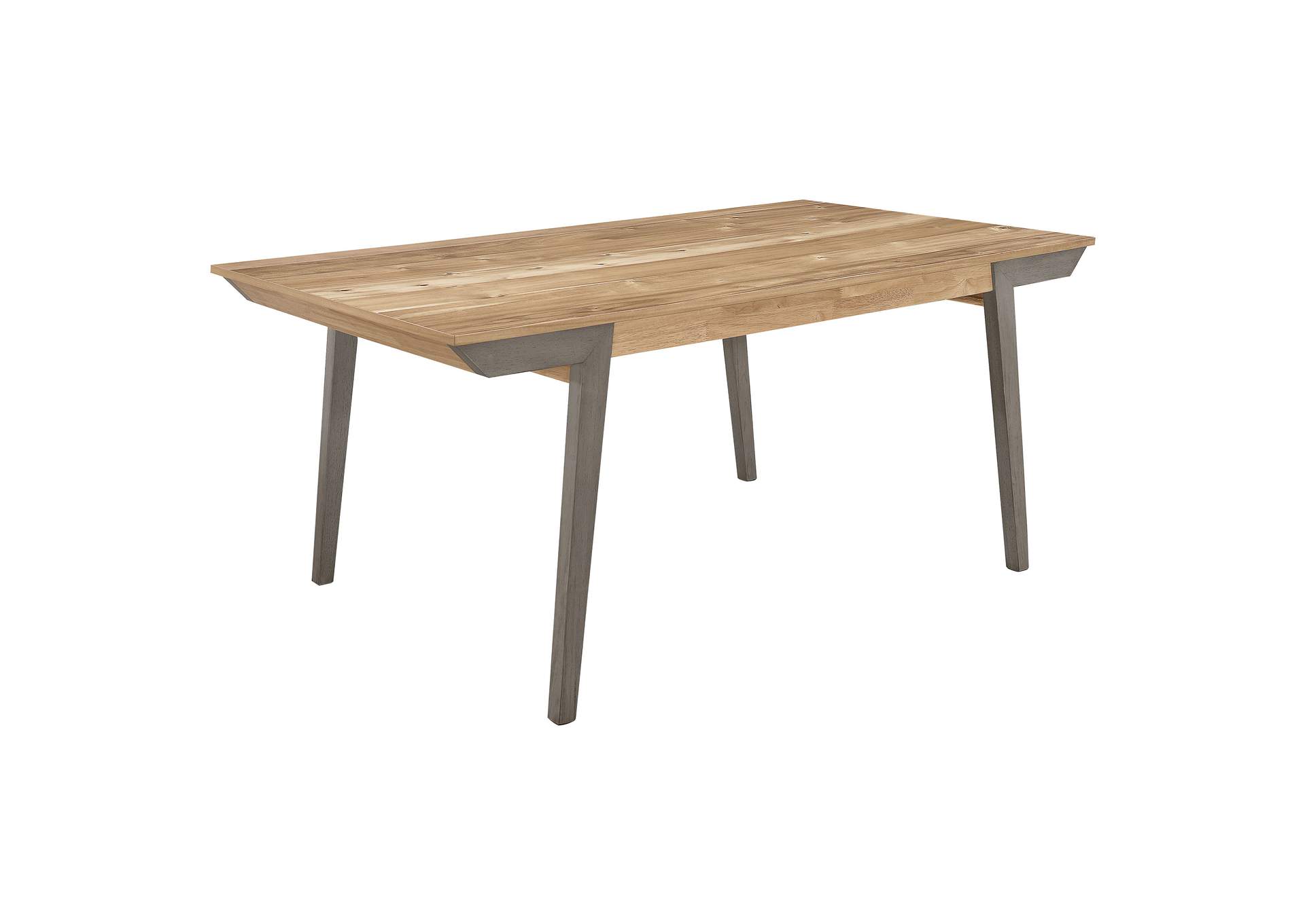 Nogales Wooden Dining Table Acacia and Coastal Grey