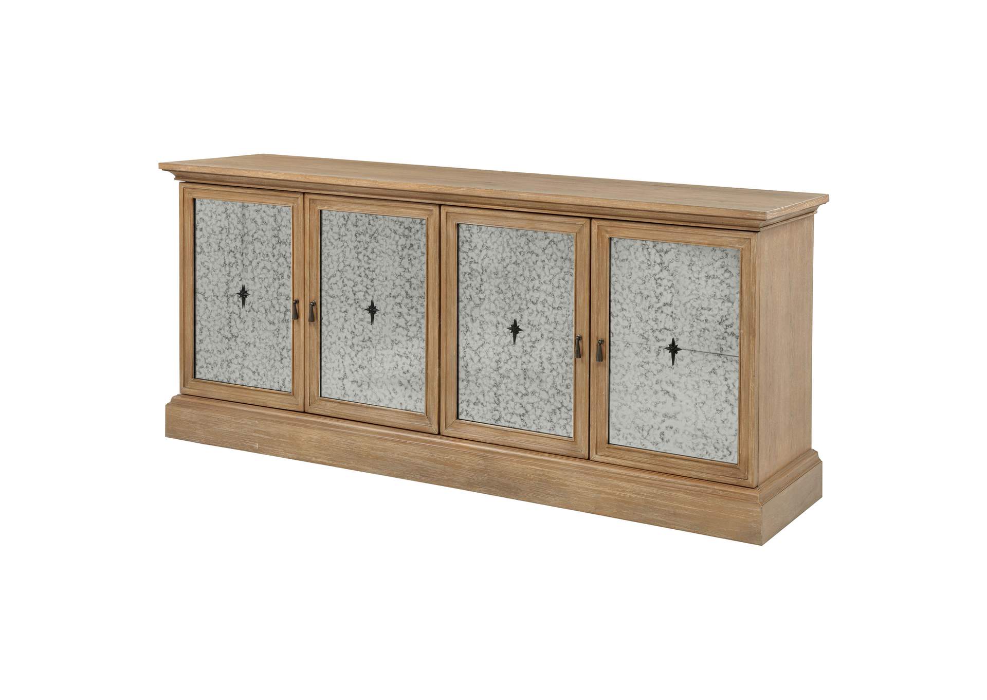 Brockway 4-door Dining Sideboard Buffet Cabinet Barley Brown image 6
