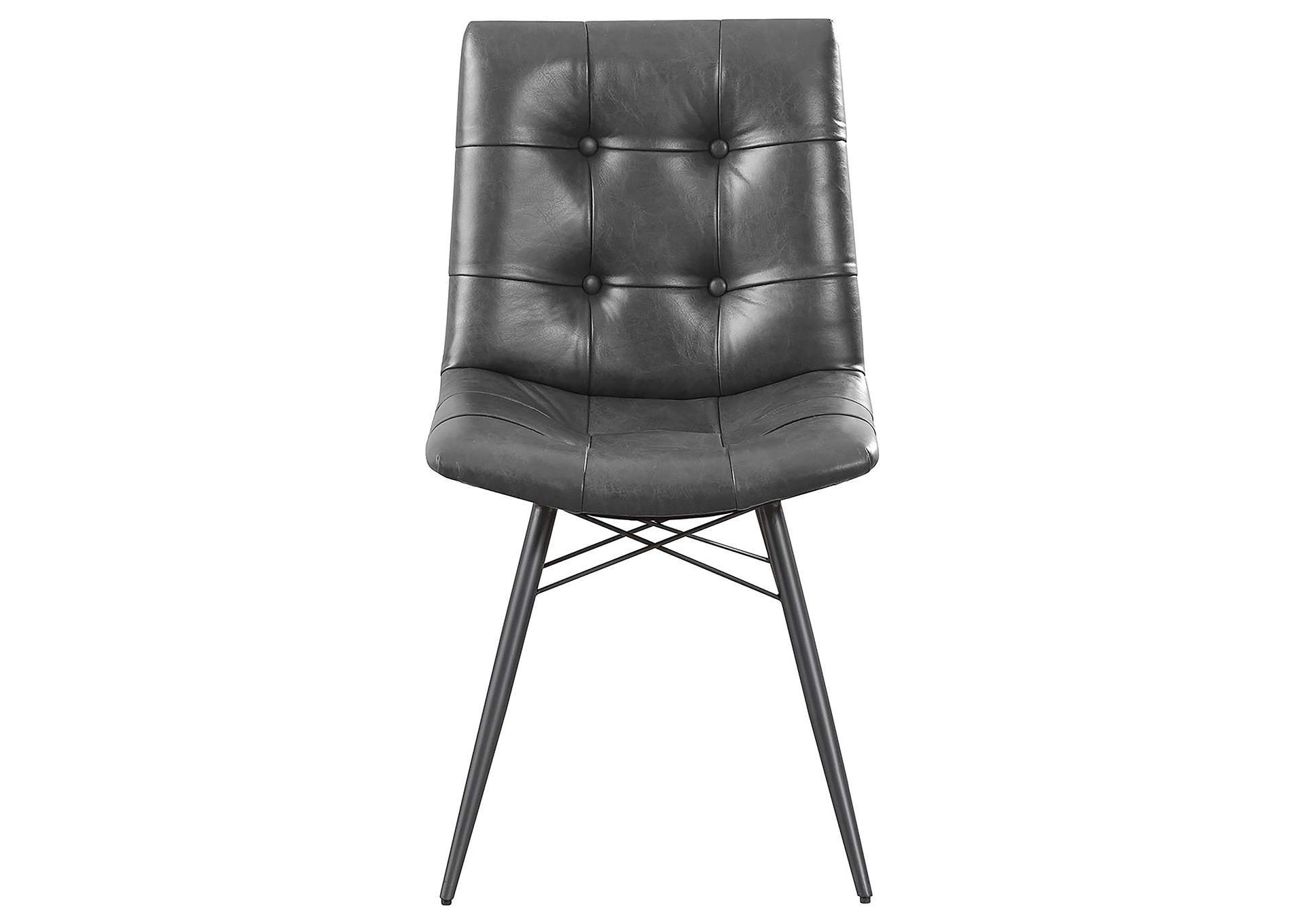 Aiken Tufted Dining Chairs Charcoal (Set of 4)