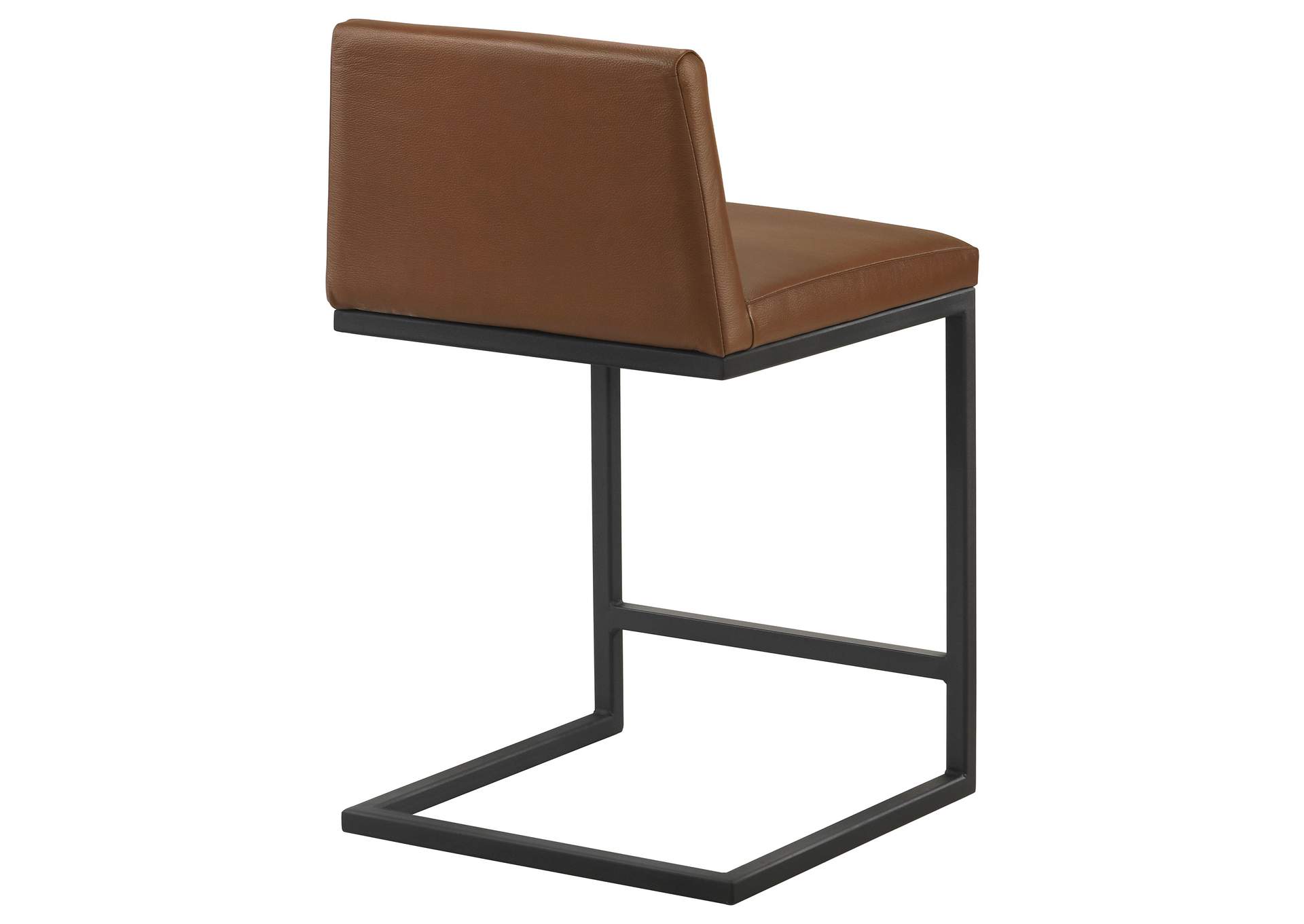 Vardon Genuine Leather Counter Height Chair Dark Brown (Set of 2) image 11