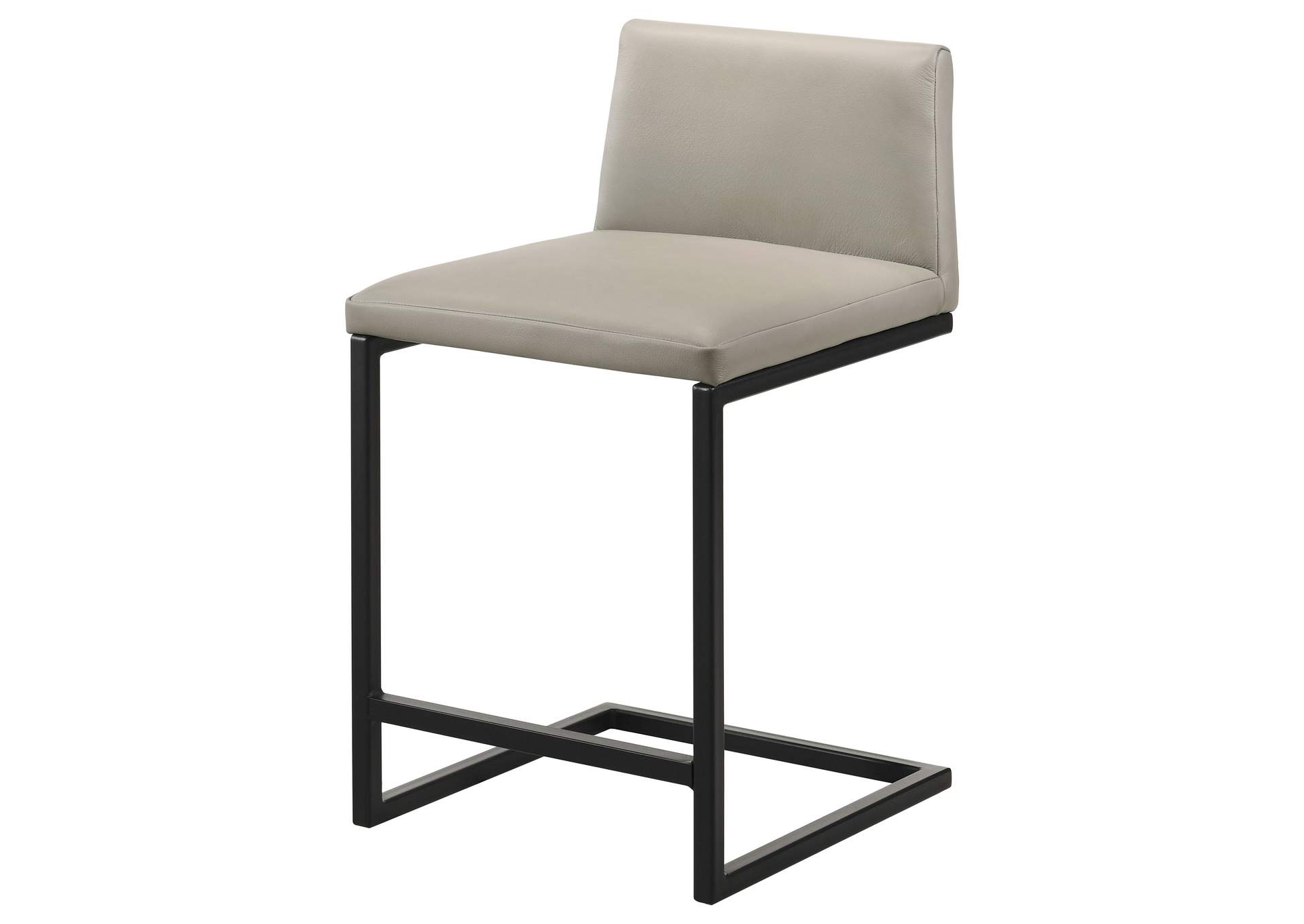 Vardon Genuine Leather Counter Height Chair Tan (Set of 2) image 6