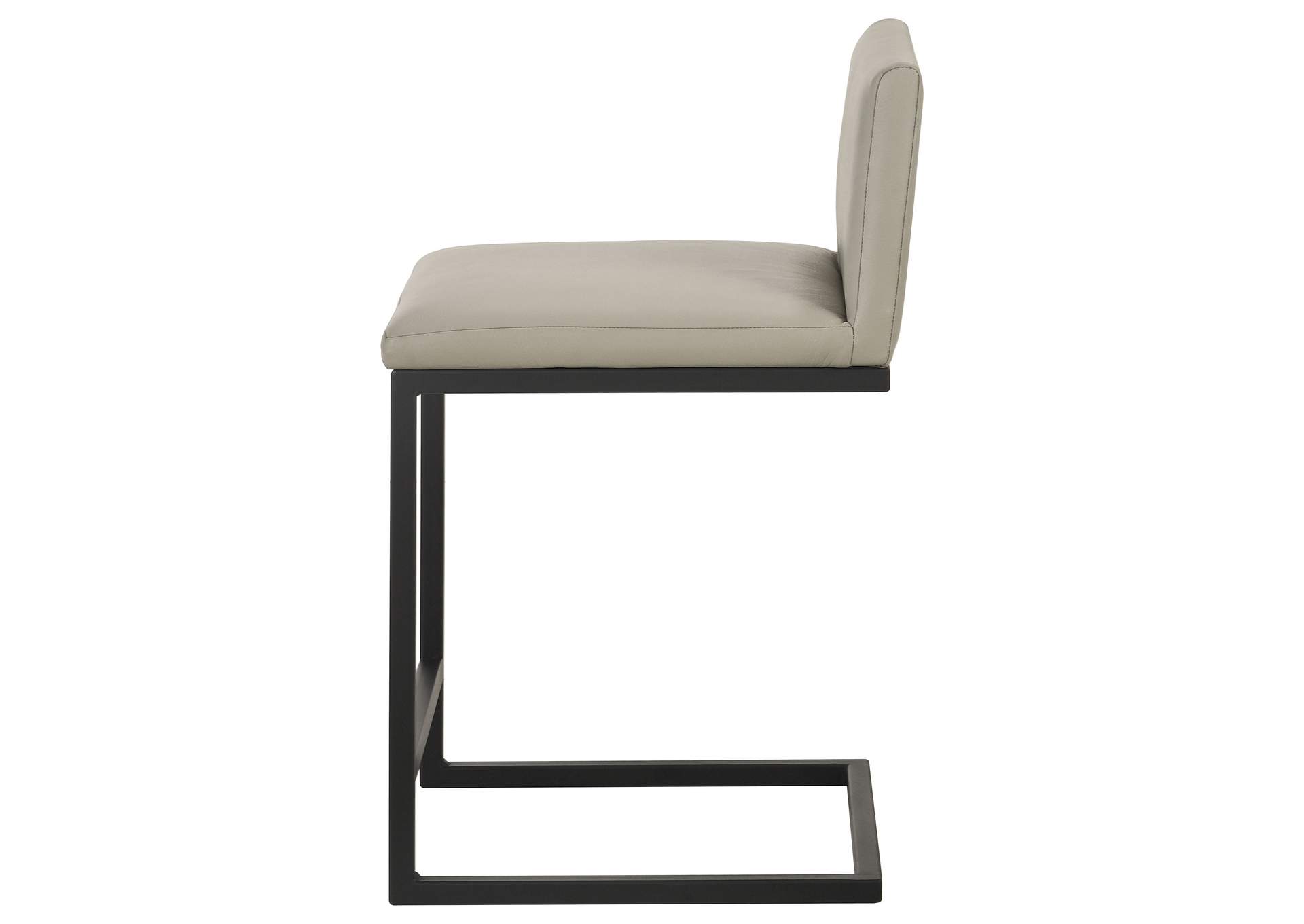 Vardon Genuine Leather Counter Height Chair Tan (Set of 2) image 8
