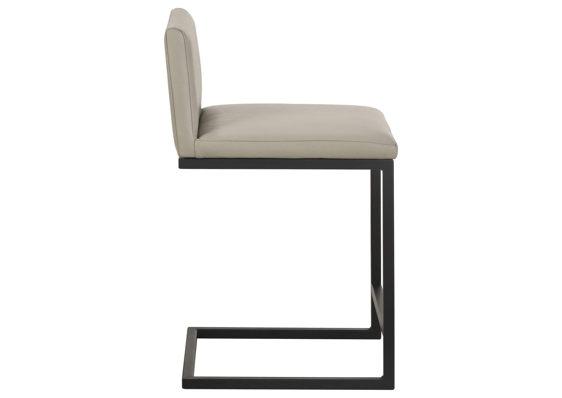 Vardon Genuine Leather Counter Height Chair Tan (Set of 2) image 12