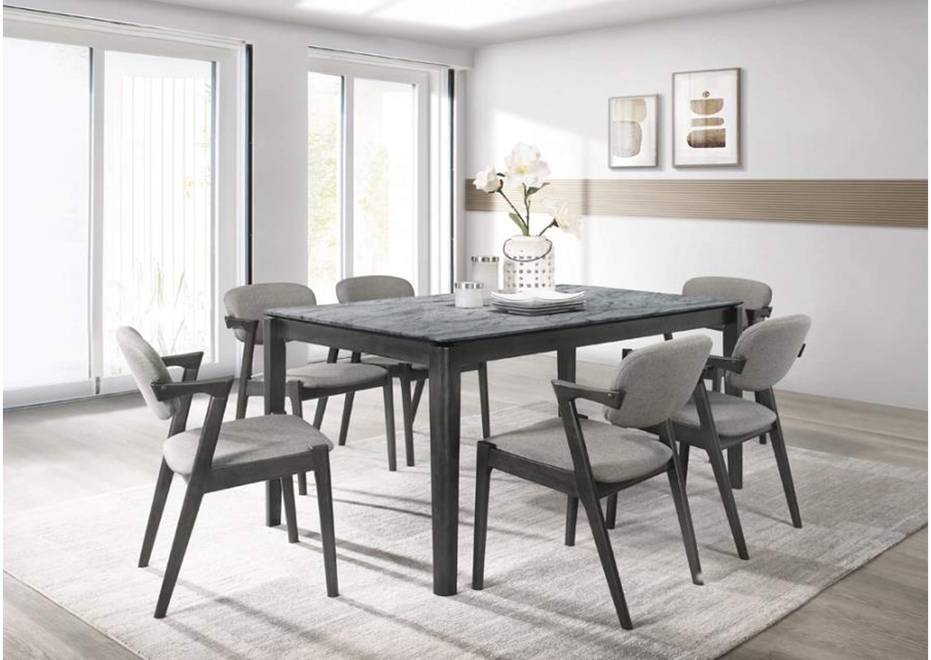 Stevie 5-piece Rectangular Dining Set image 1