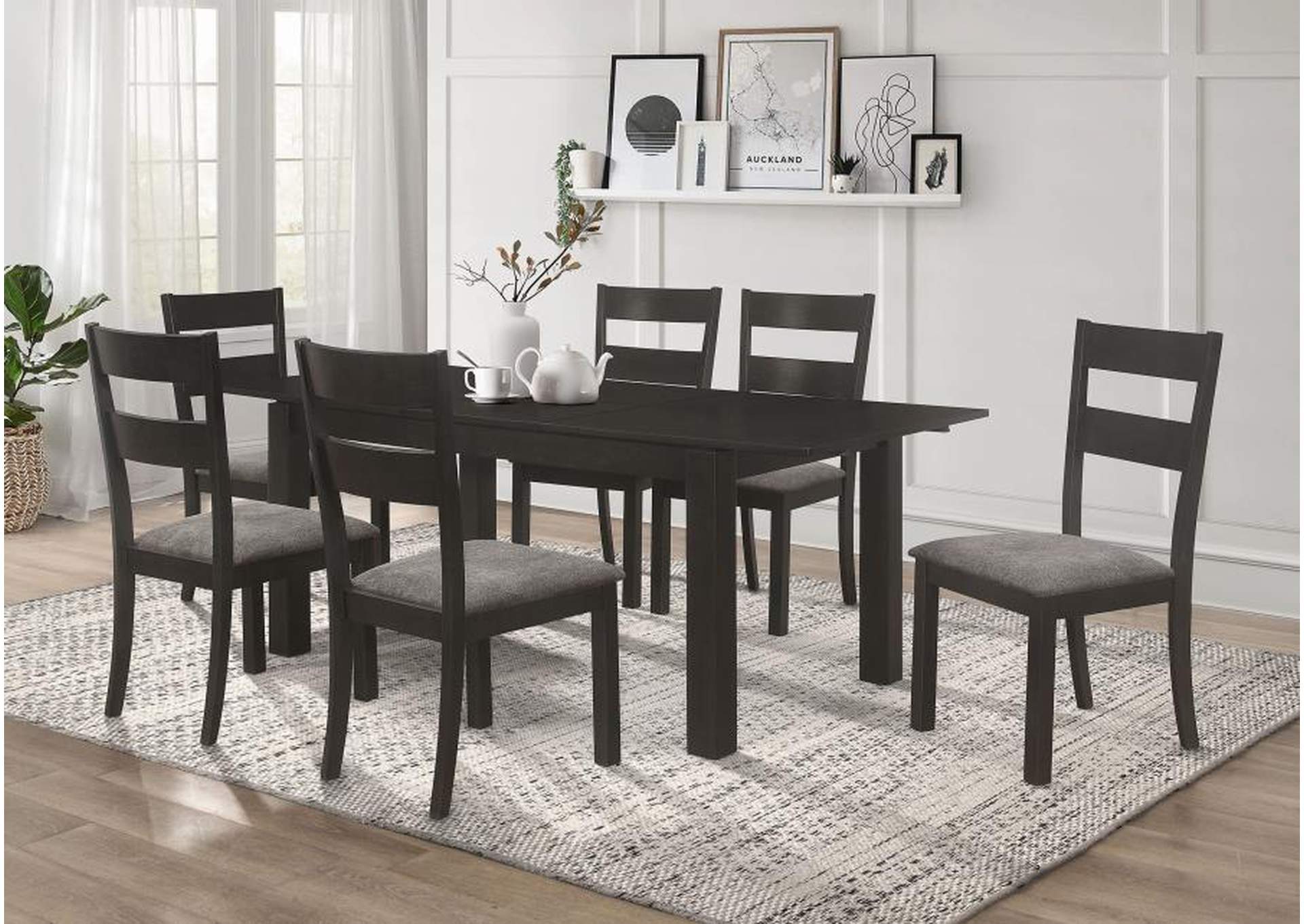 DINING TABLE 7 PC SET image 1