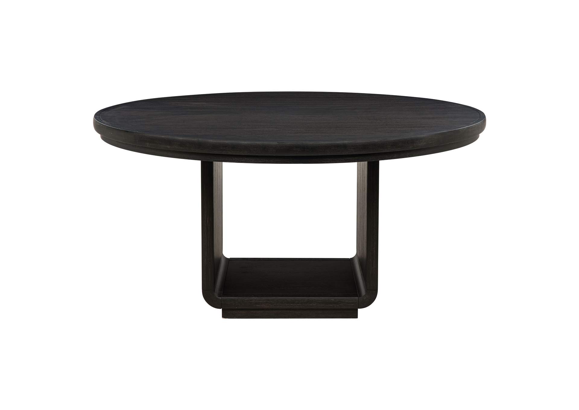 Leandro 5-piece Round Dining Table Set Burnished Black image 5