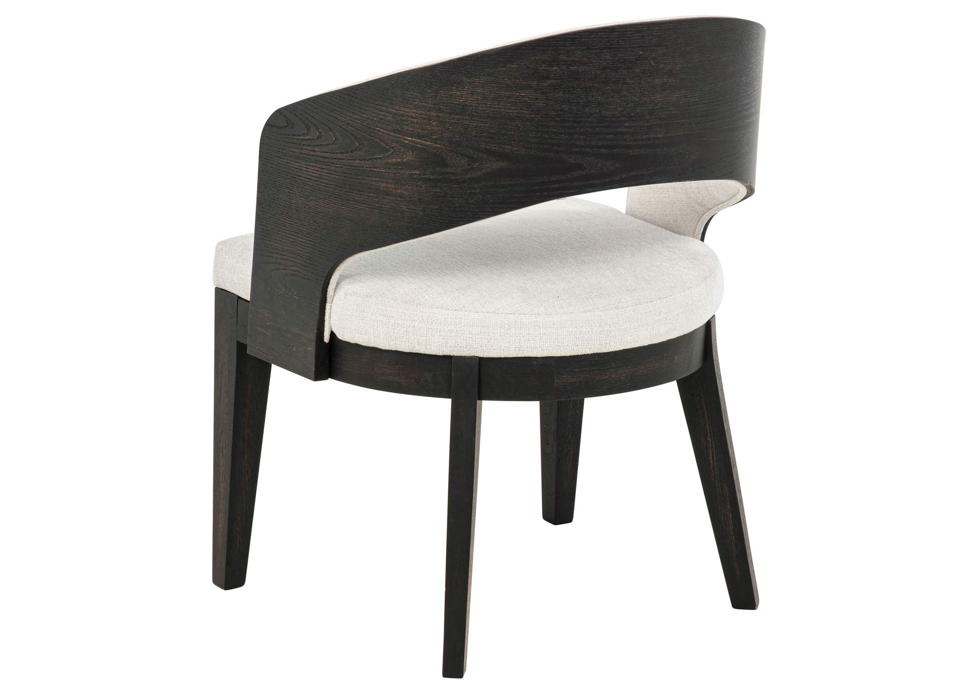 Leandro 5-piece Round Dining Table Set Burnished Black image 10