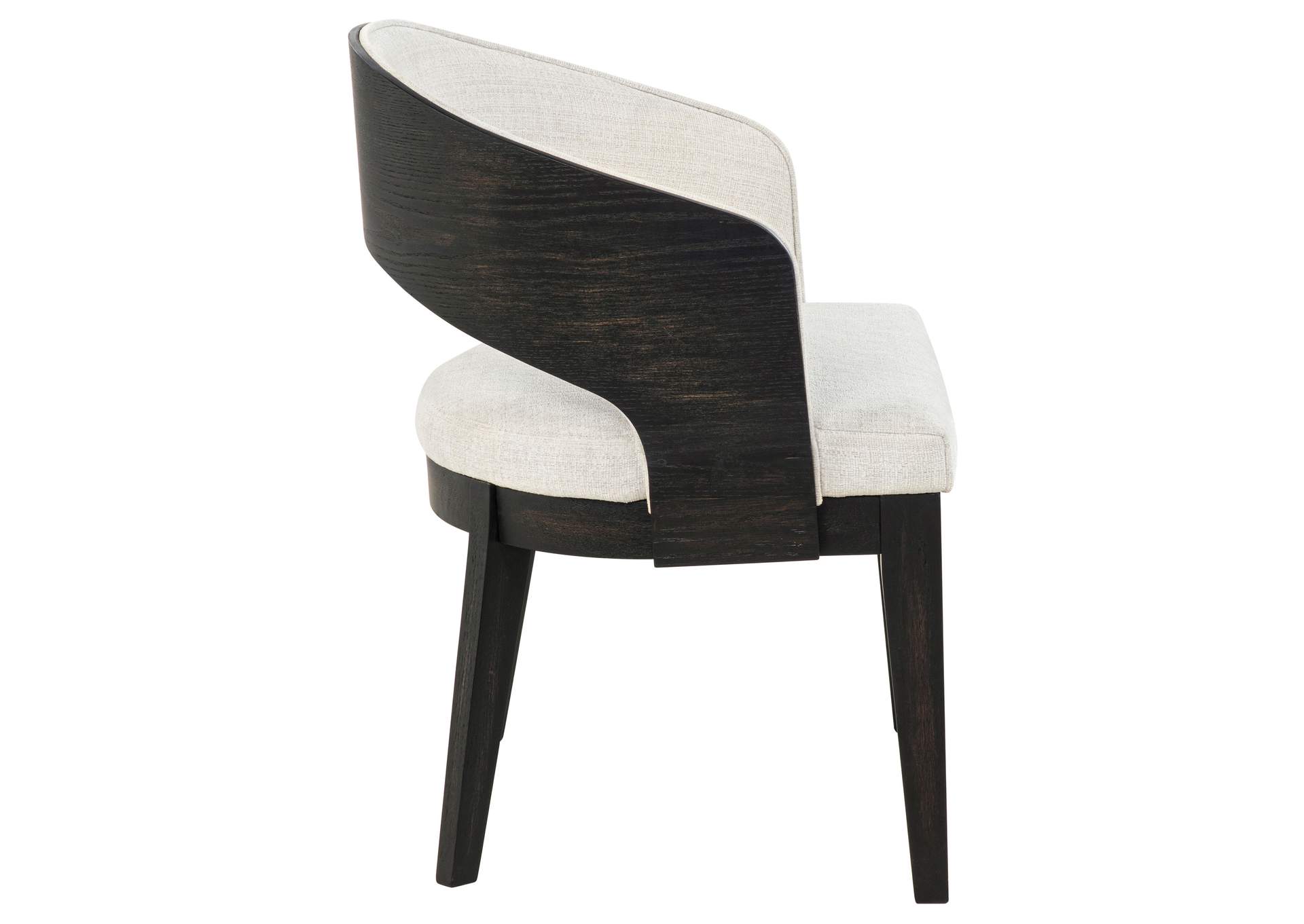 Leandro 5-piece Round Dining Table Set Burnished Black image 11