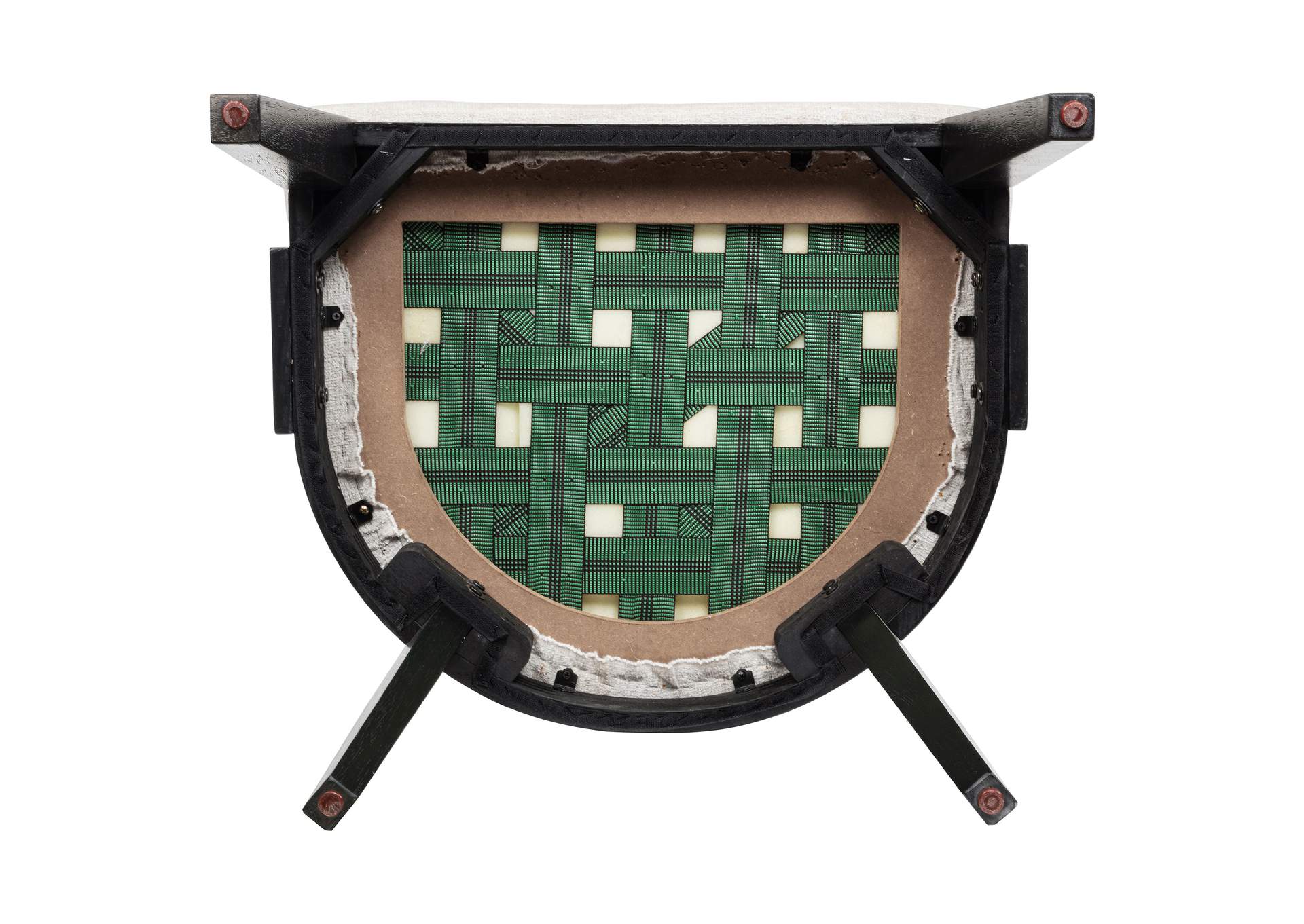 Leandro 5-piece Round Dining Table Set Burnished Black image 12