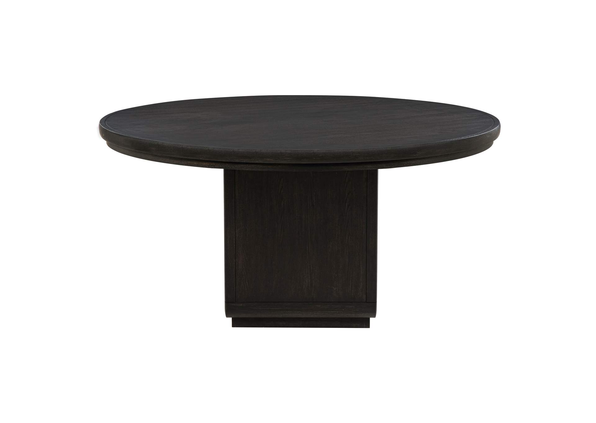 Leandro 5-piece Round Dining Table Set Burnished Black image 6