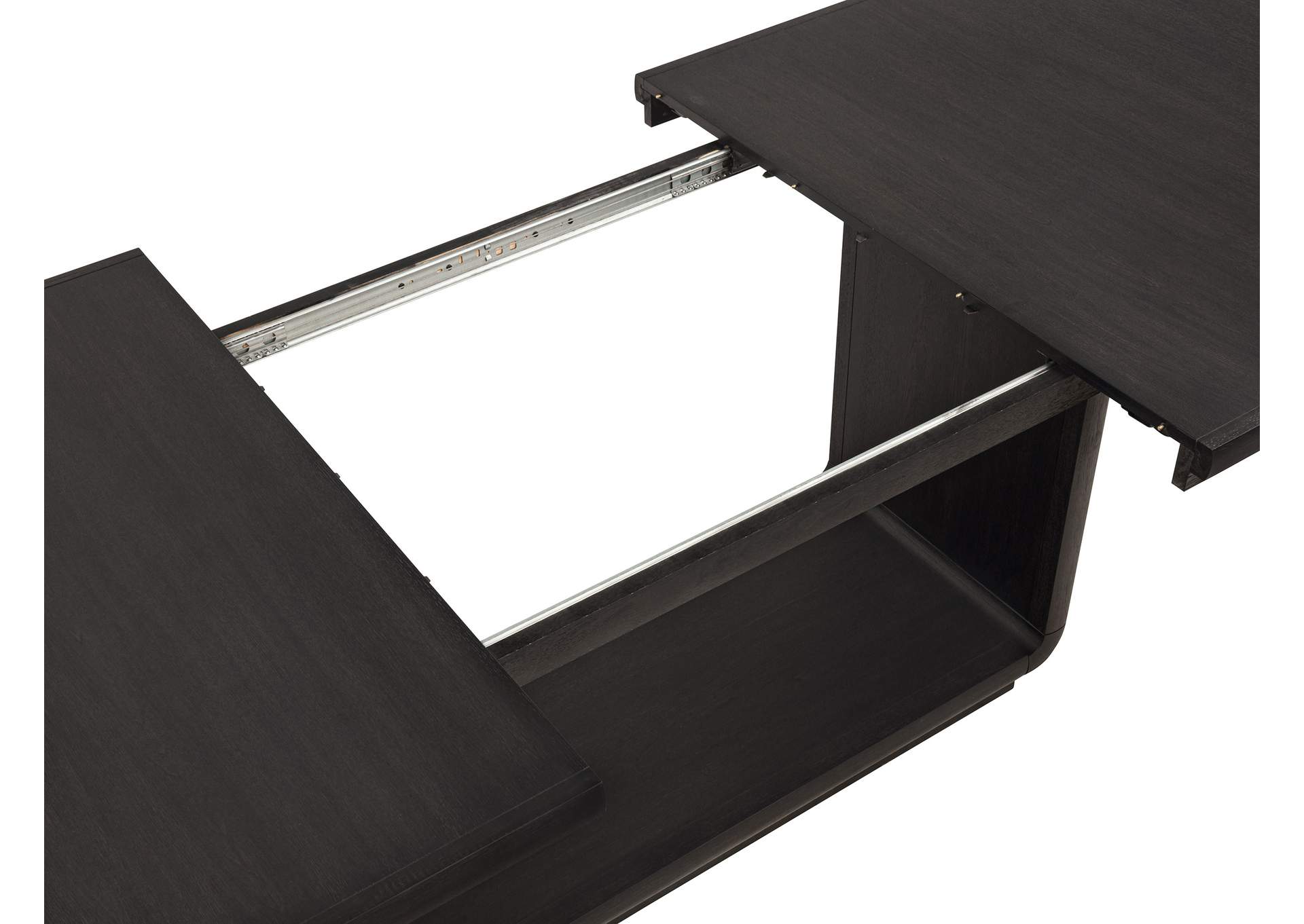 Leandro 7-piece Rectangular Dining Table Set Burnished Black image 11