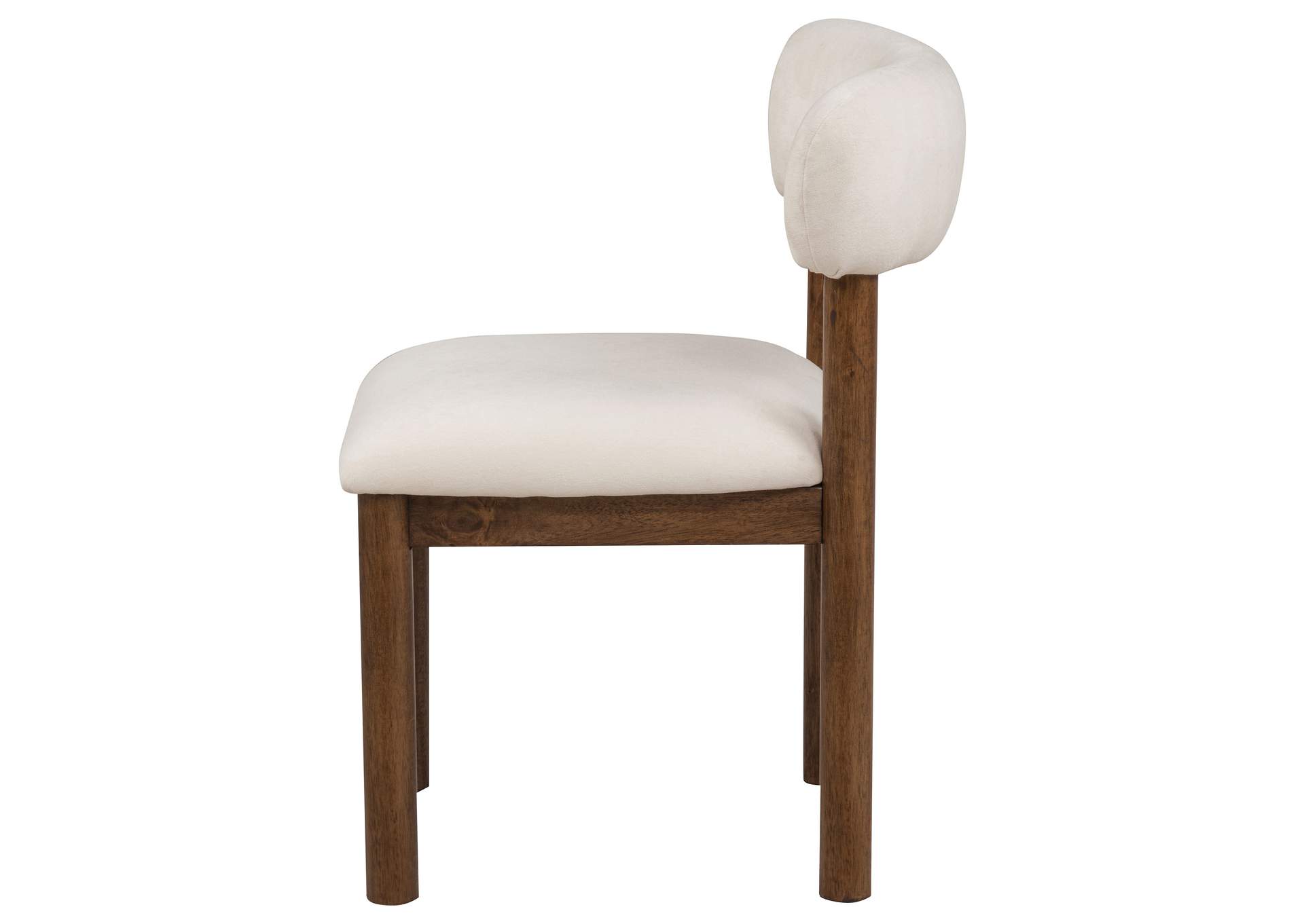 Faulkner Upholstered Dining Side Chair Cream (Set of 2) image 10