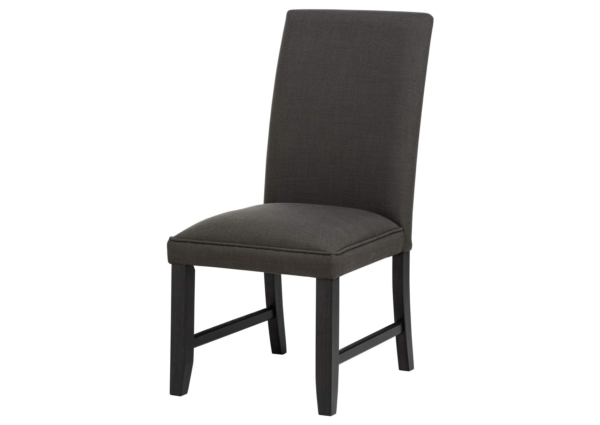 Berning Fabric Upholstered Parson Side Chair Charcoal Grey (Set of 2) image 5