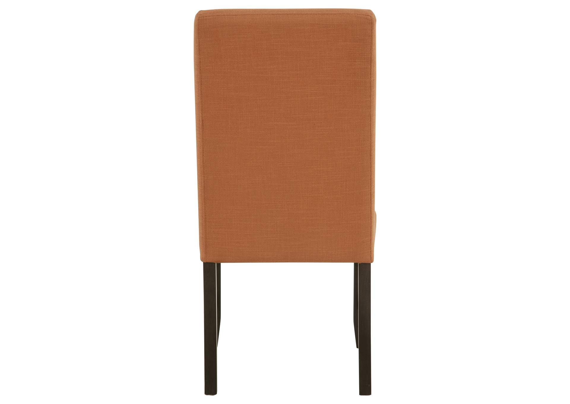Berning Fabric Upholstered Parson Side Chair Salmon Orange (Set of 2) image 8