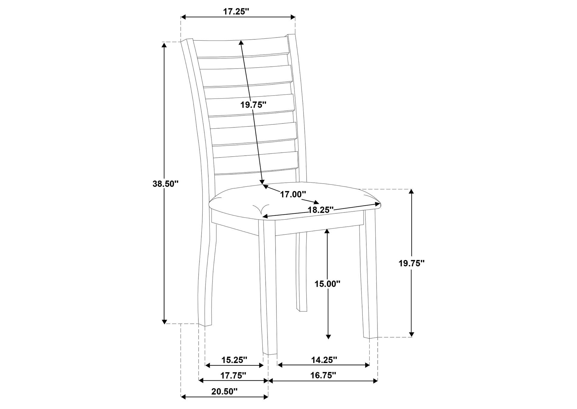 Atwood 5-piece Rectangular Wood Dining Set Warm Brown image 7