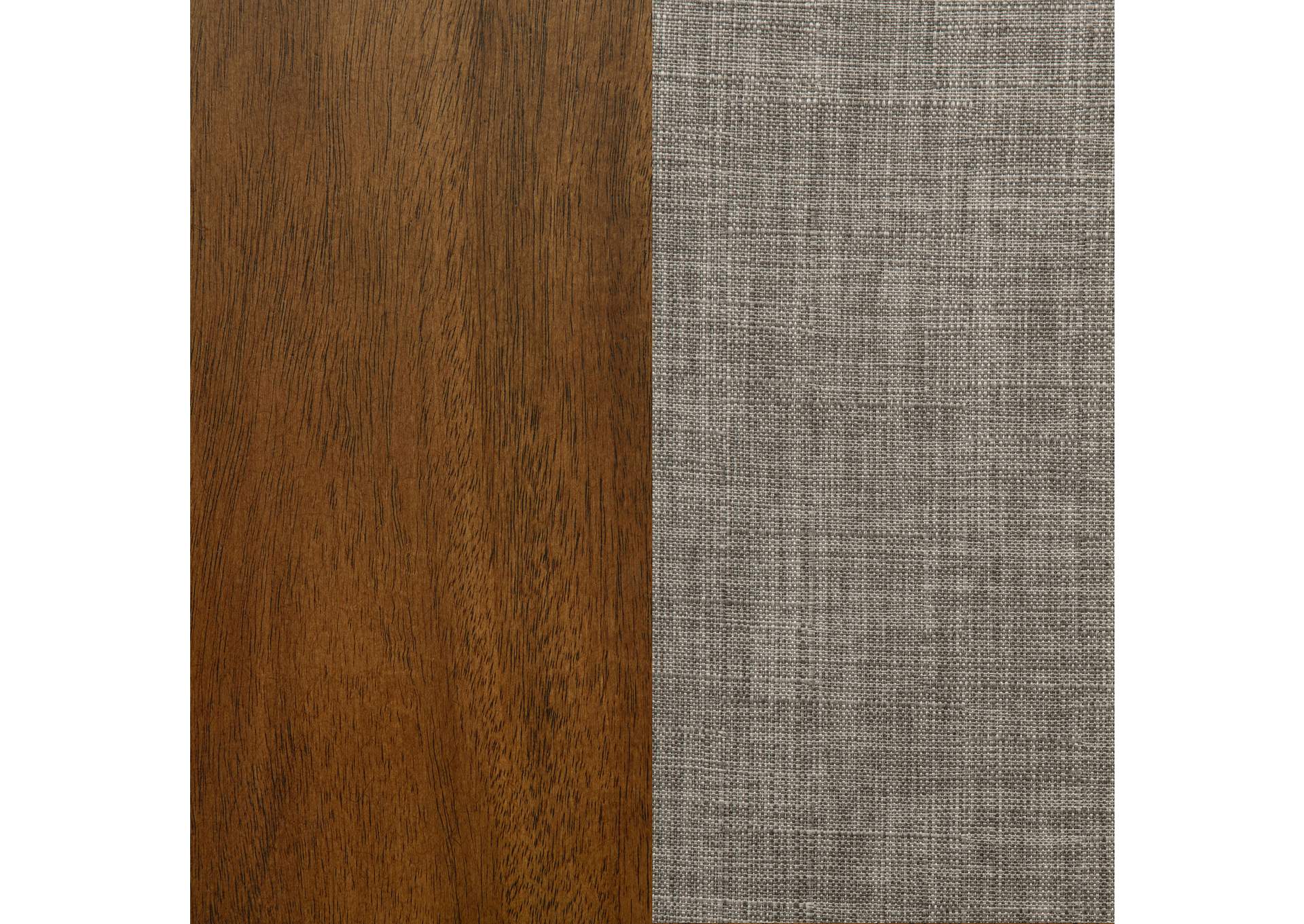 Atwood Wood Dining Side Chair Upholstered Seat Warm Brown image 14