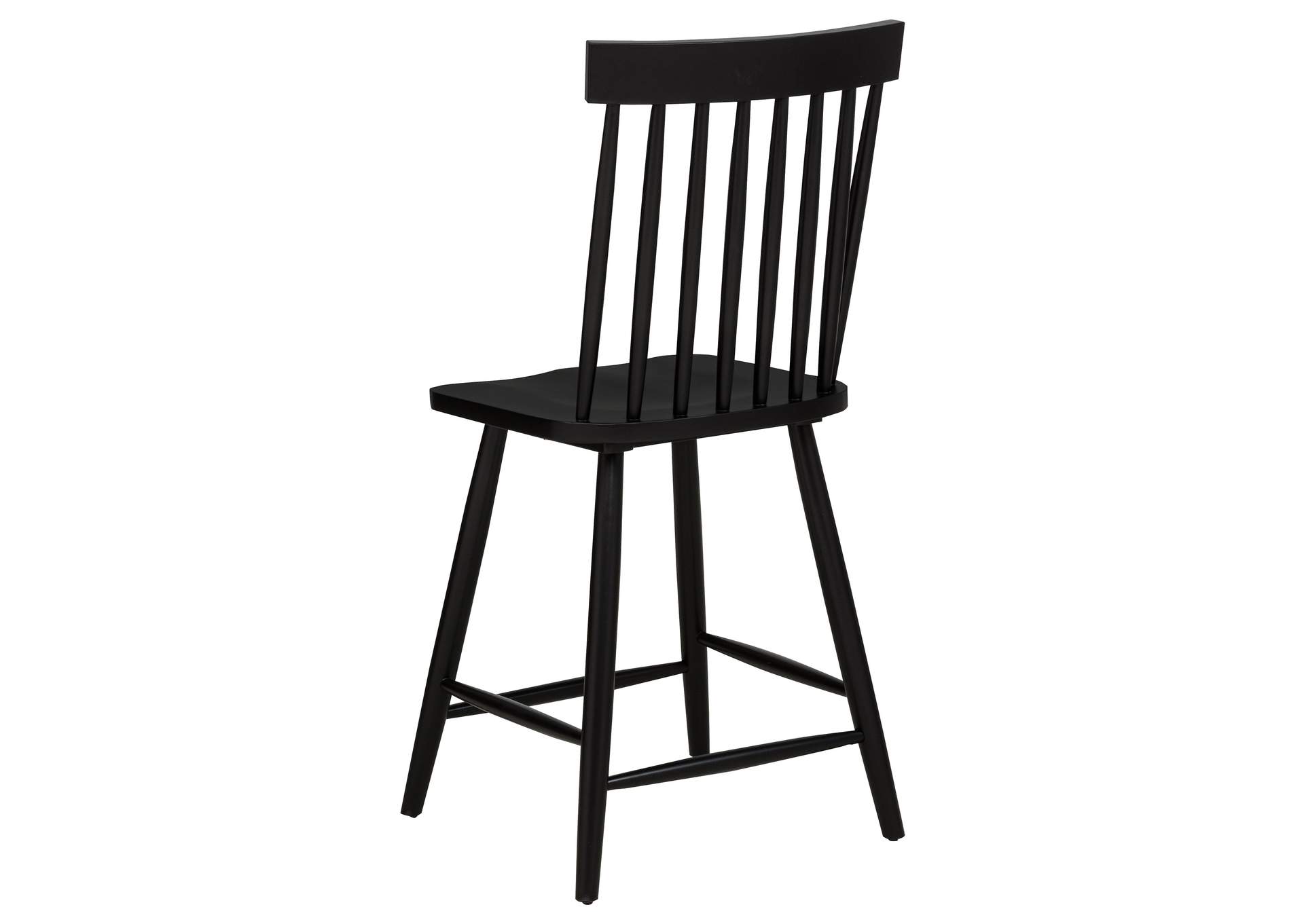 Andrews Windsor Counter Height Dining Side Chair Black (Set of 2) image 8