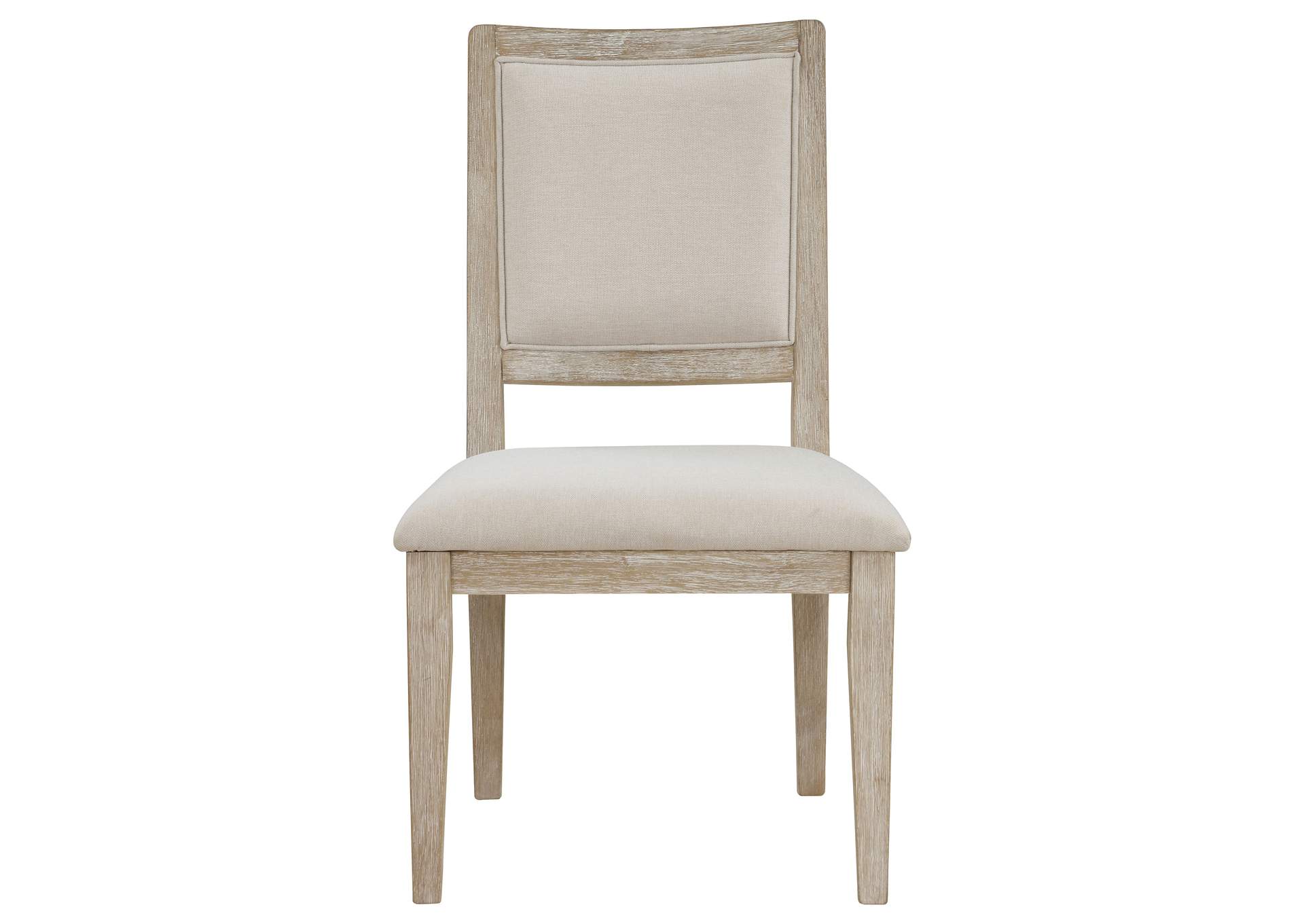 Trofello Cushioned Dining Side Chair White Washed (Set of 2)