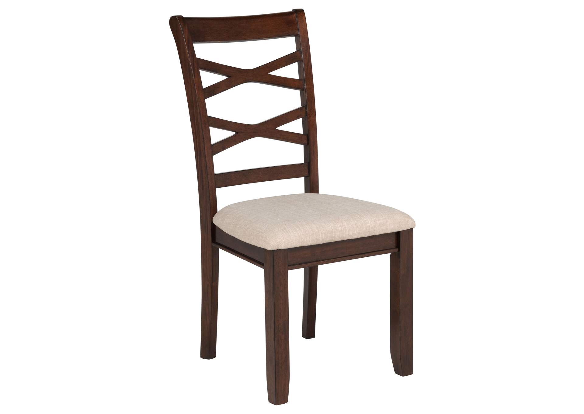 Barton 5-piece Round Wood Dining Table Set Dark Brown image 3