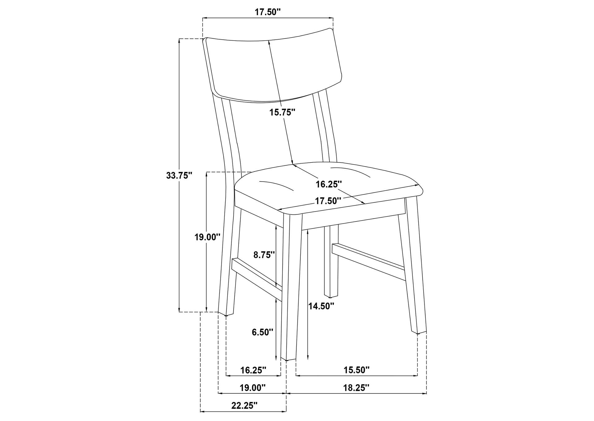 Catley 5-piece Round Drop Leaf Dining Table Set Dark Coffee image 9