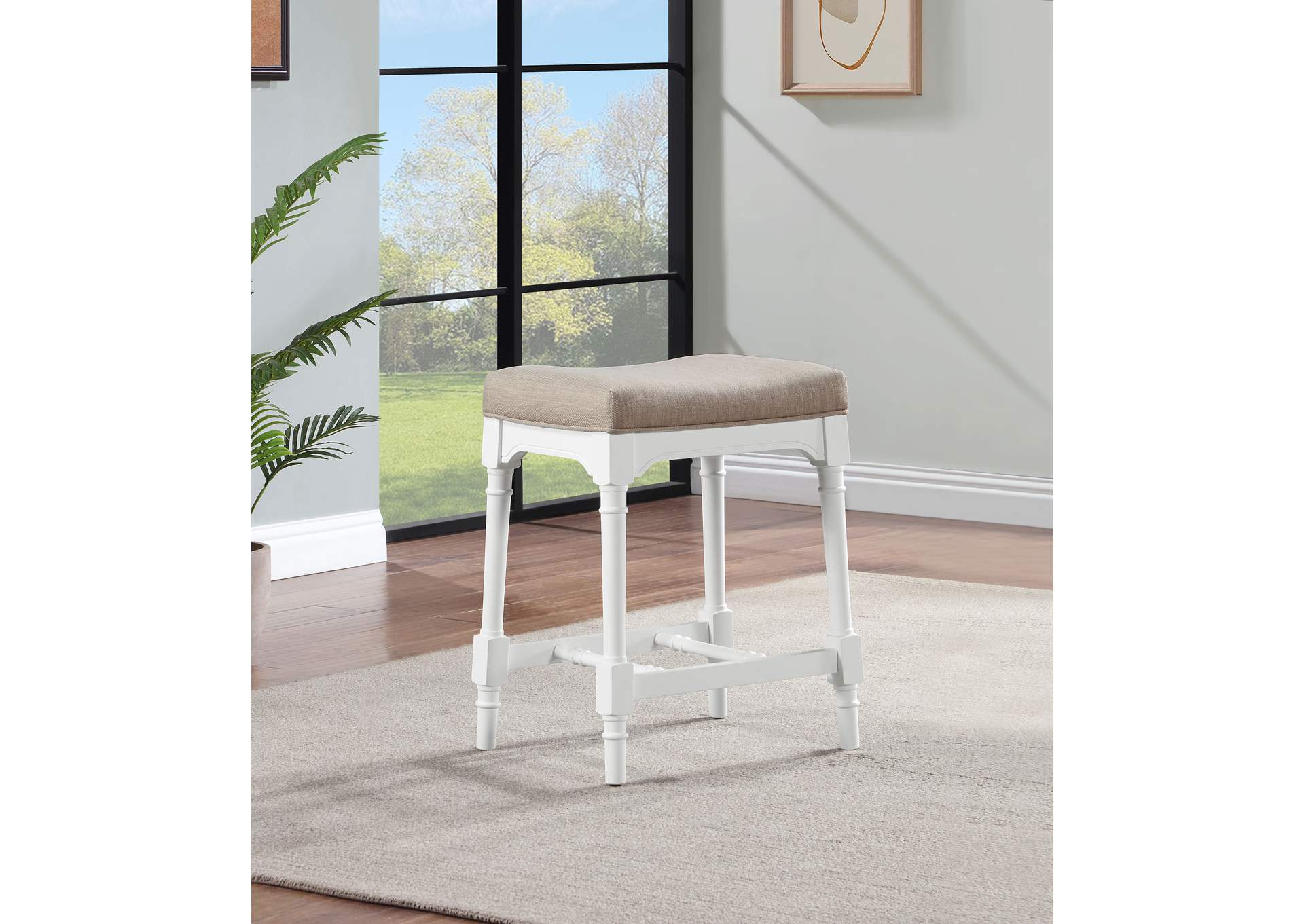 Martina 5-piece Rectangular Counter Height Dining Set White