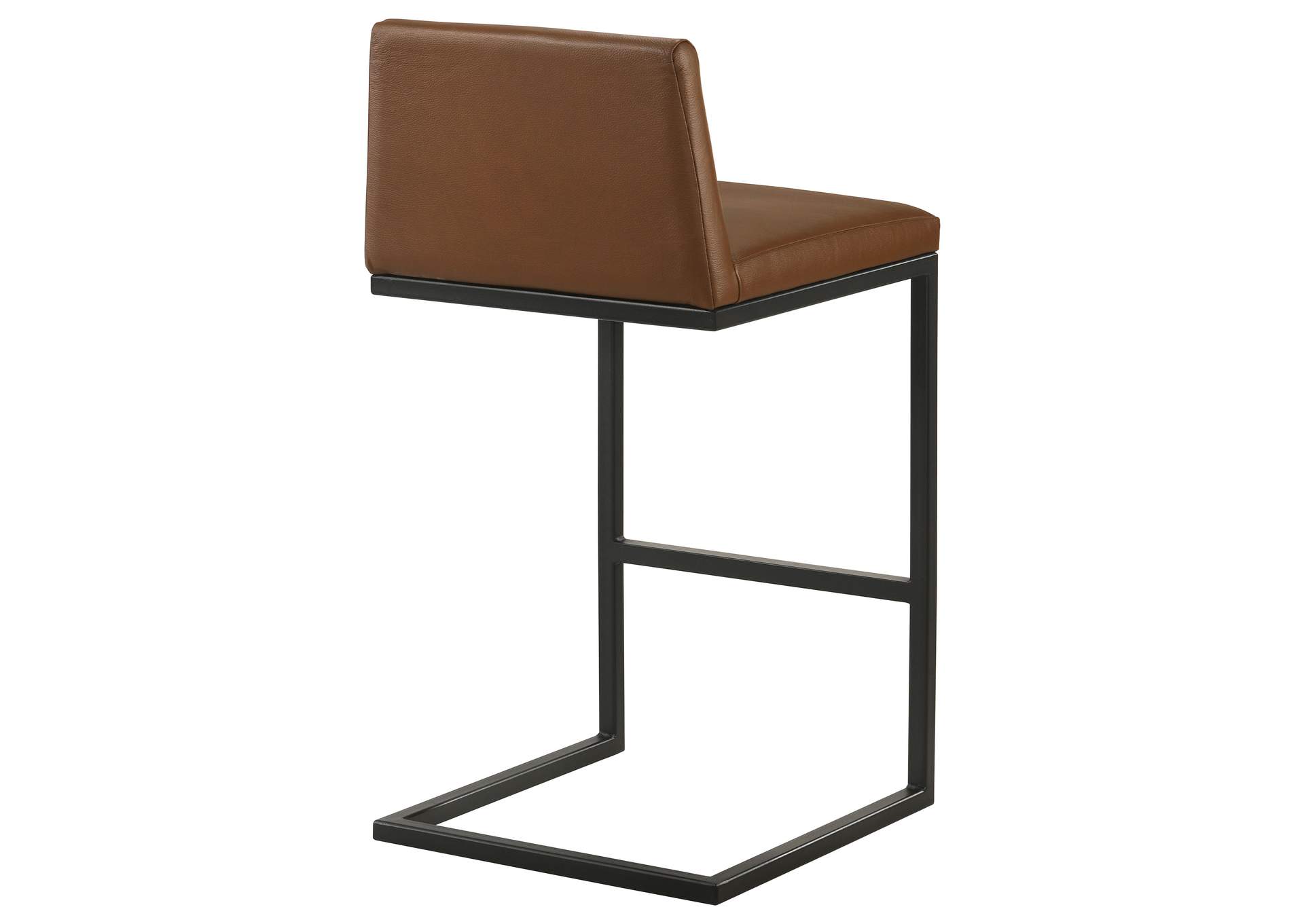 Vardon Genuine Leather Bar Stool Dark Brown (Set of 2) image 11