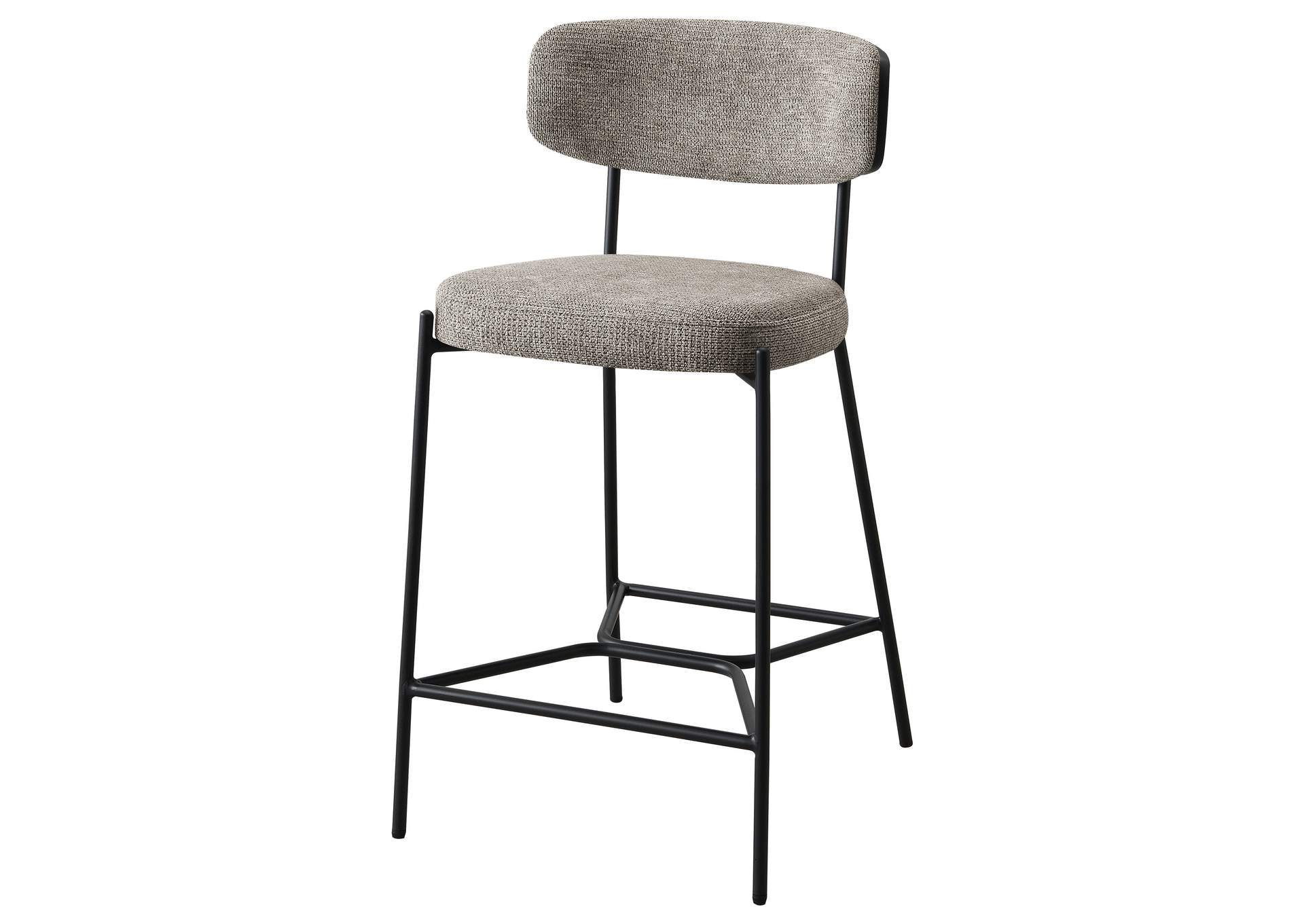 Elison Counter Height Bar Stool Light Brown (Set of 2)